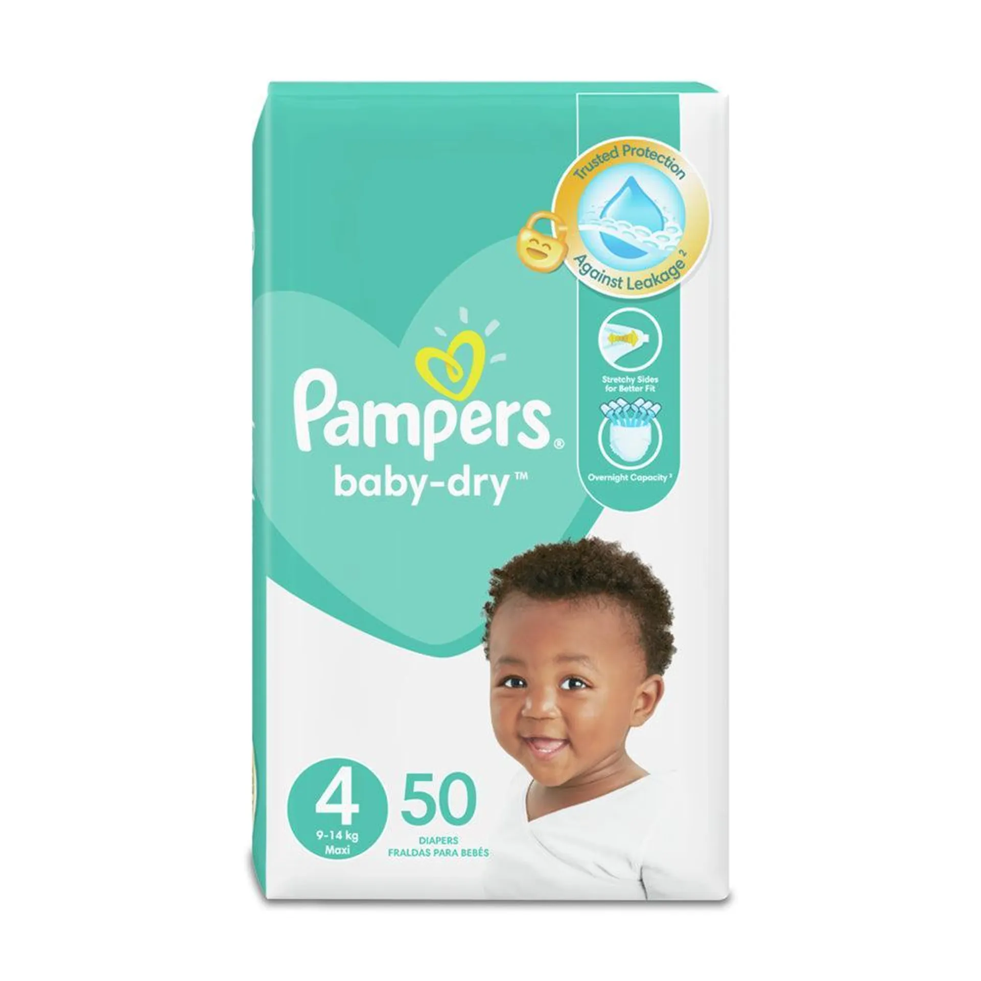 Pampers Size 4 Active Baby 50'S