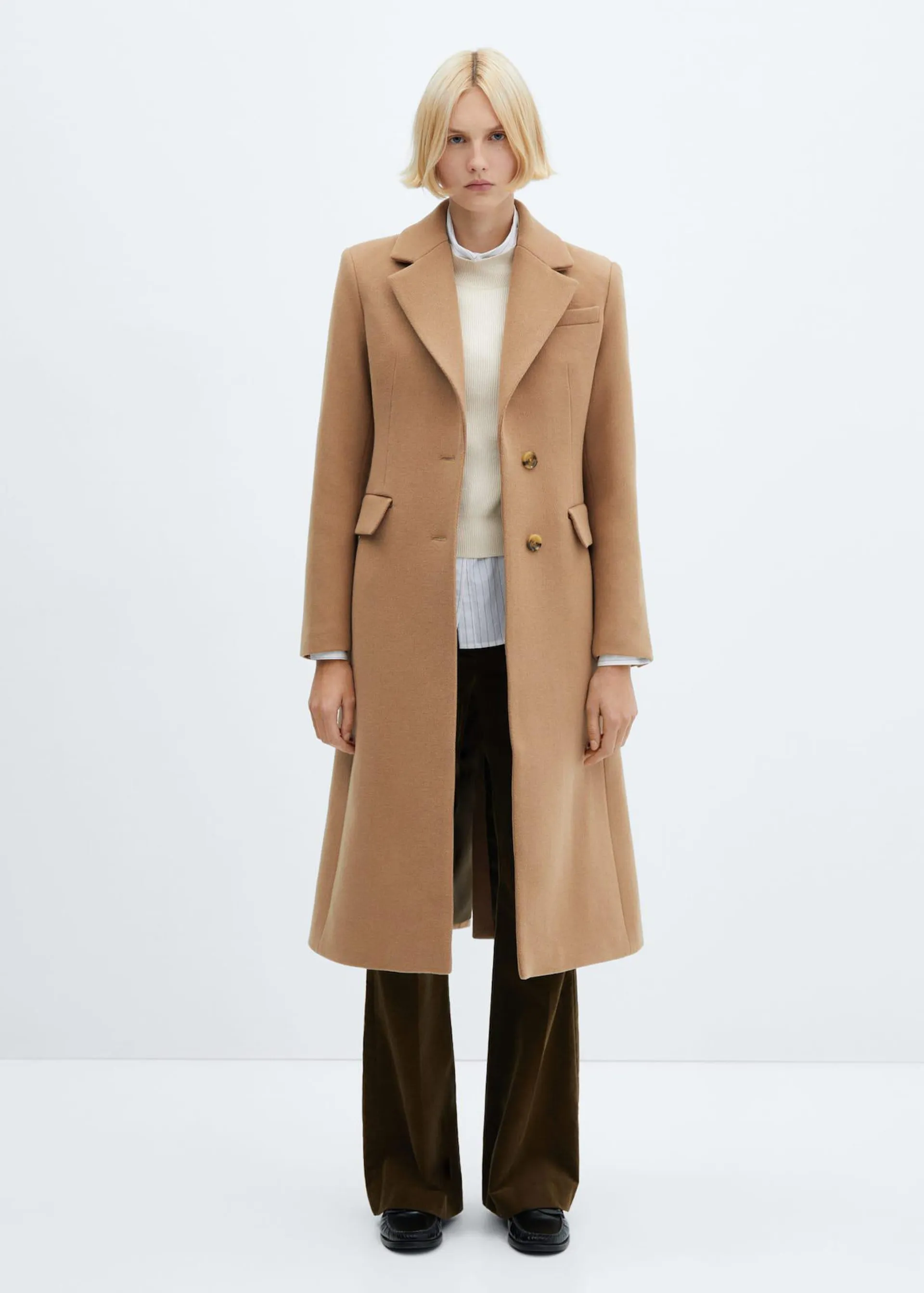 Tailored wool coat