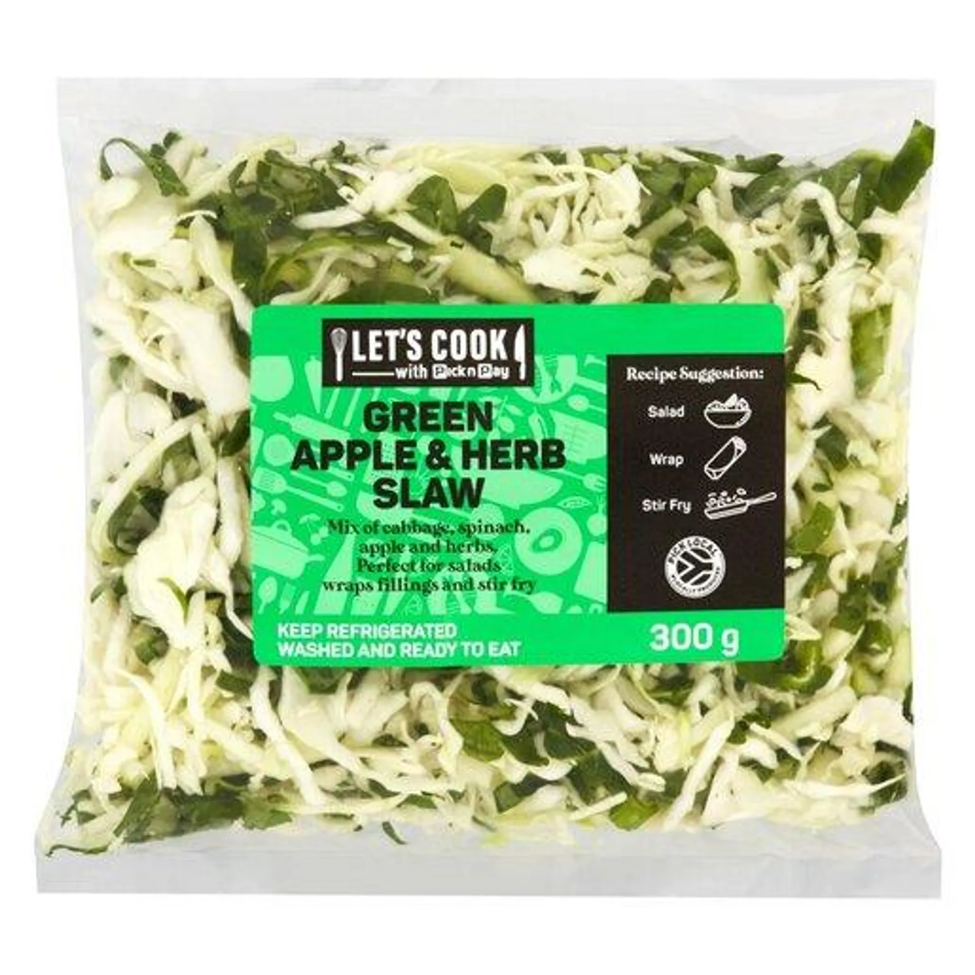 PnP Let's Cook Green Apple & Herb Slaw 300g