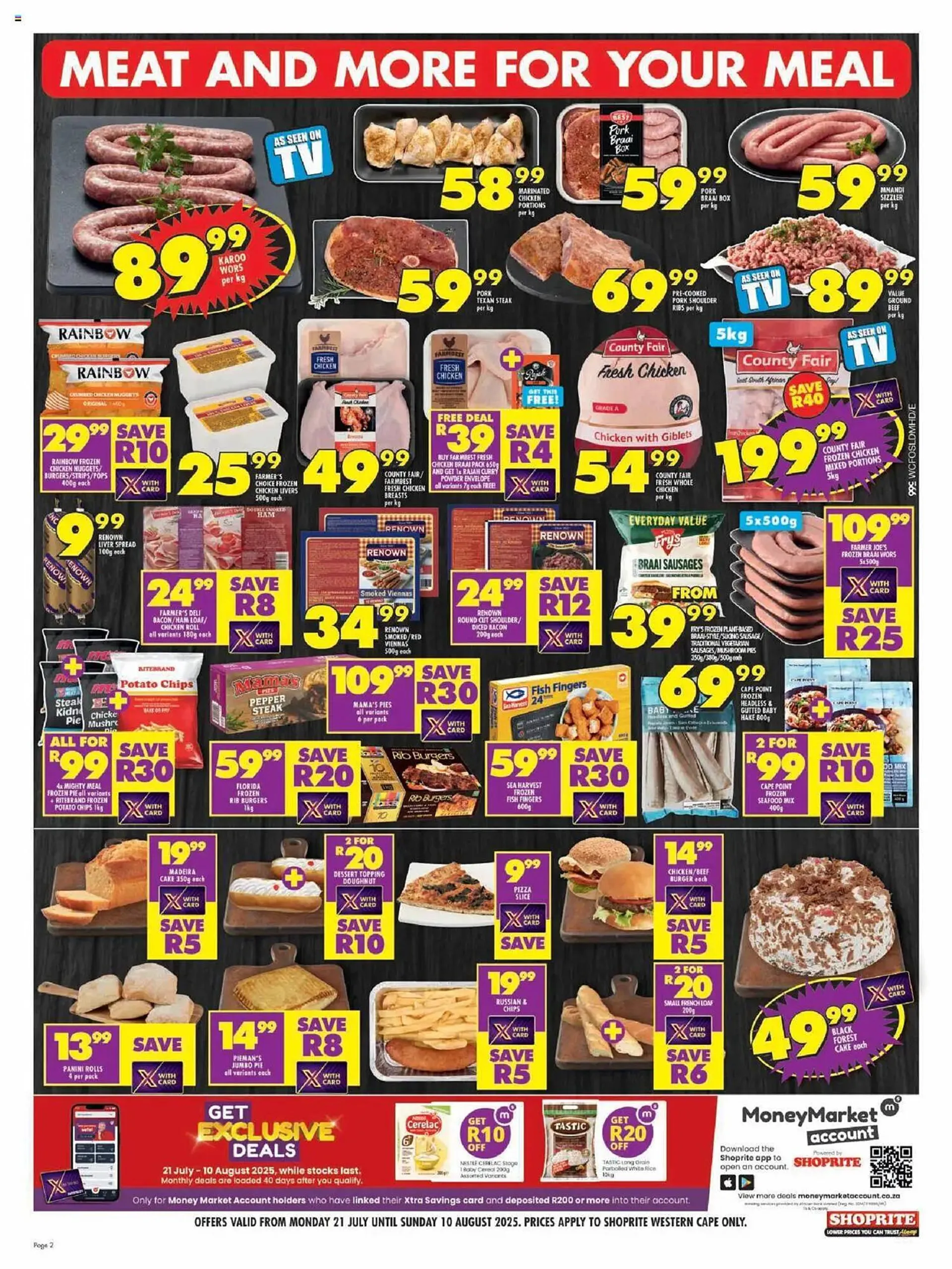 Shoprite catalogue from 21 July to 10 August 2025 - Catalogue Page 1