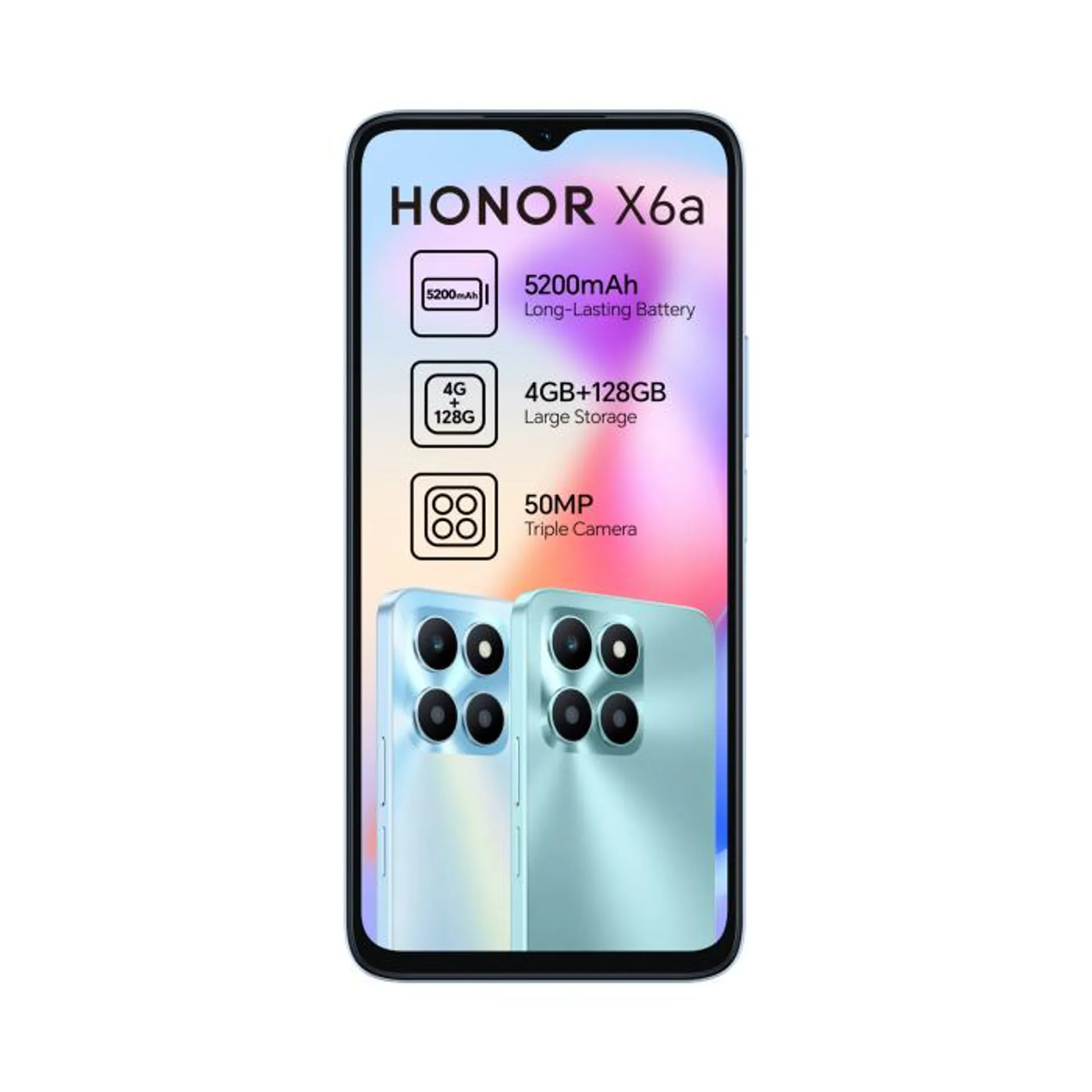 Honor X6A 128GB Dual SIM Silver