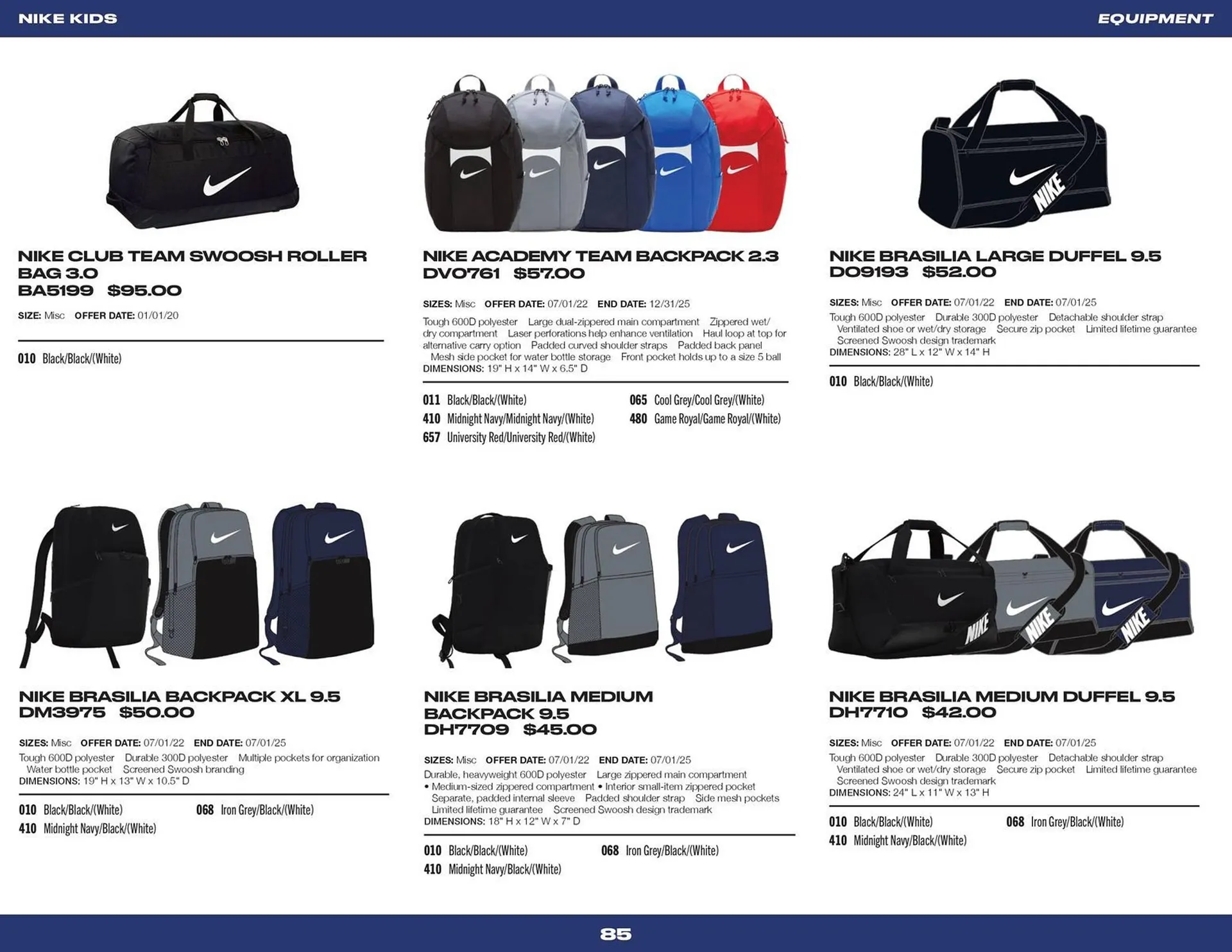 Nike catalogue from 14 June to 31 December 2024 - Catalogue Page 85