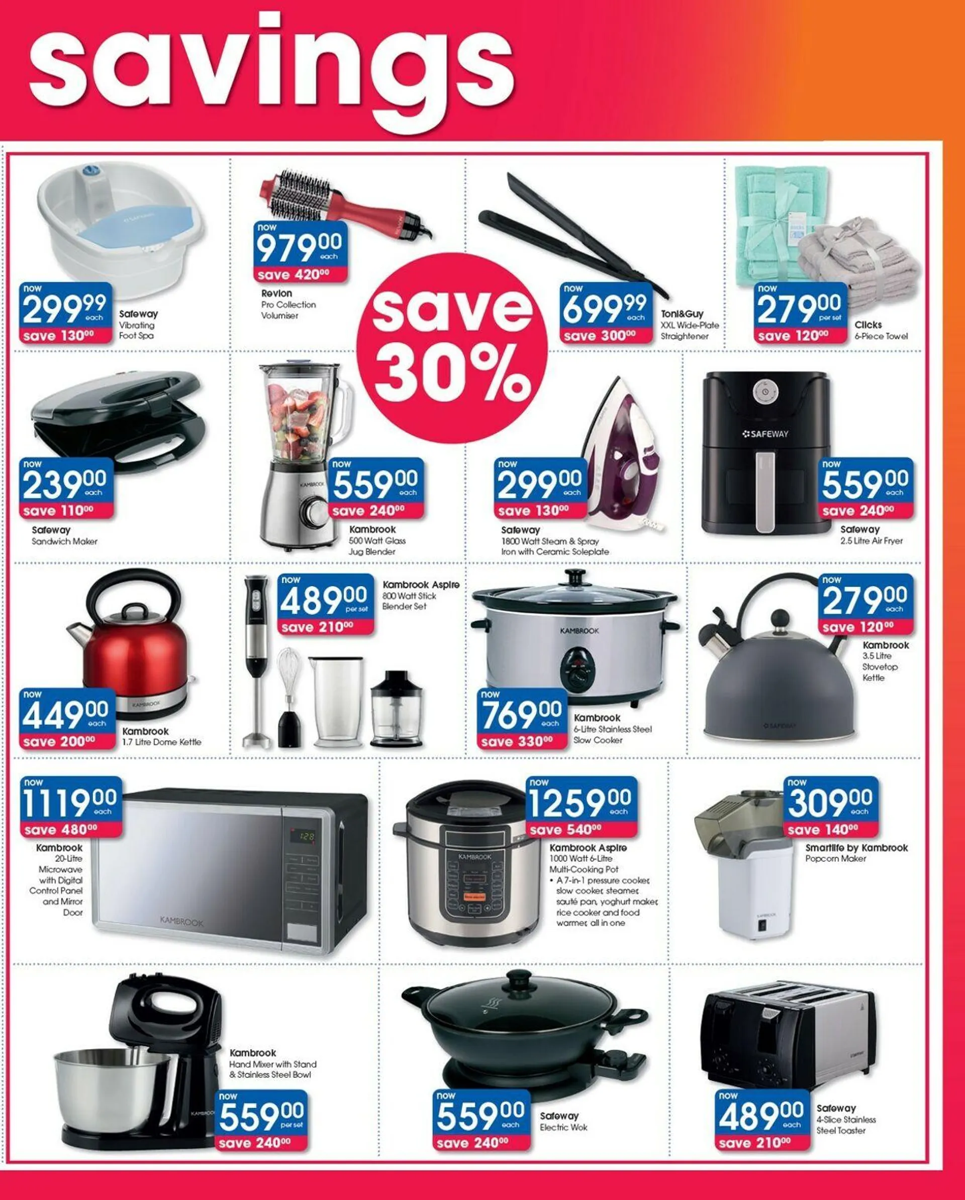Clicks Current catalogue from 29 July to 12 August 2025 - Catalogue Page 1