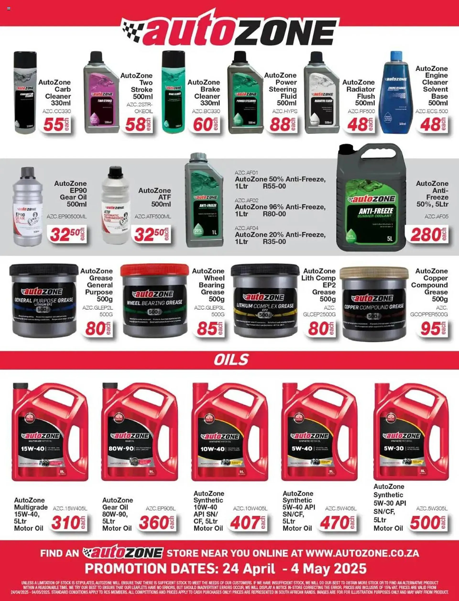 AutoZone catalogue from 24 April to 4 May 2025 - Catalogue Page 13