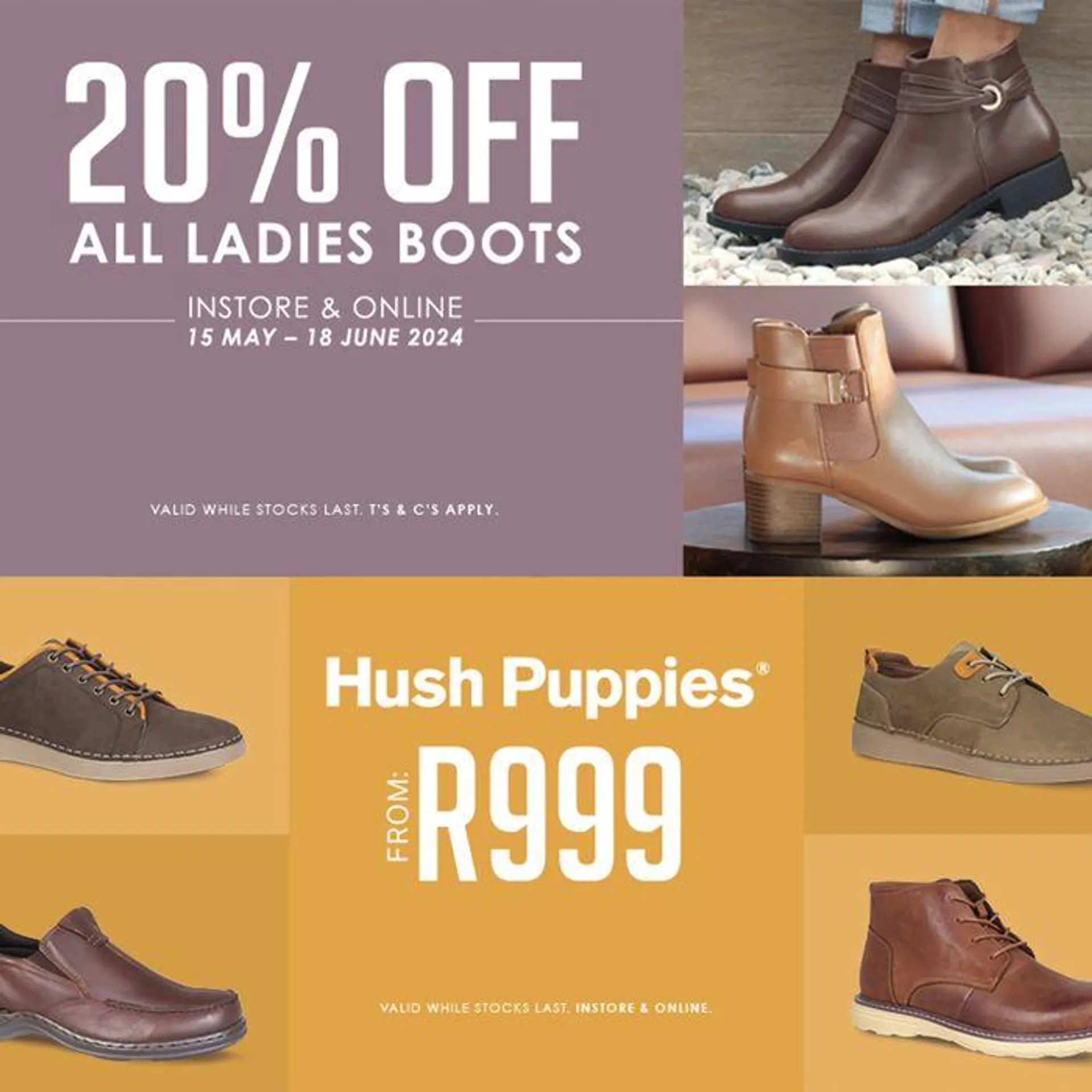 20% Off all lady boots! - 1