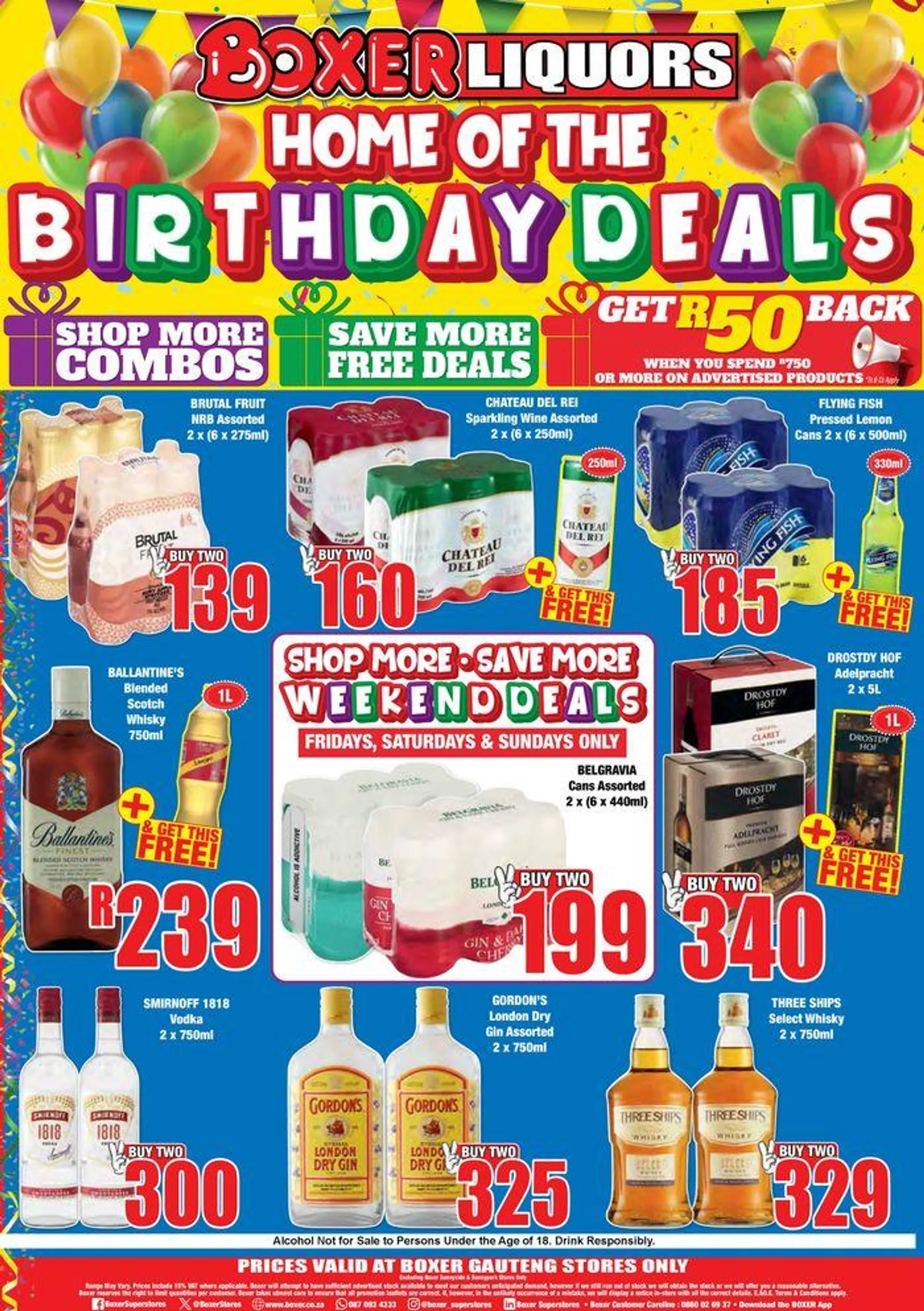 HOME OF THE BIRTHDAY DEAL - 12