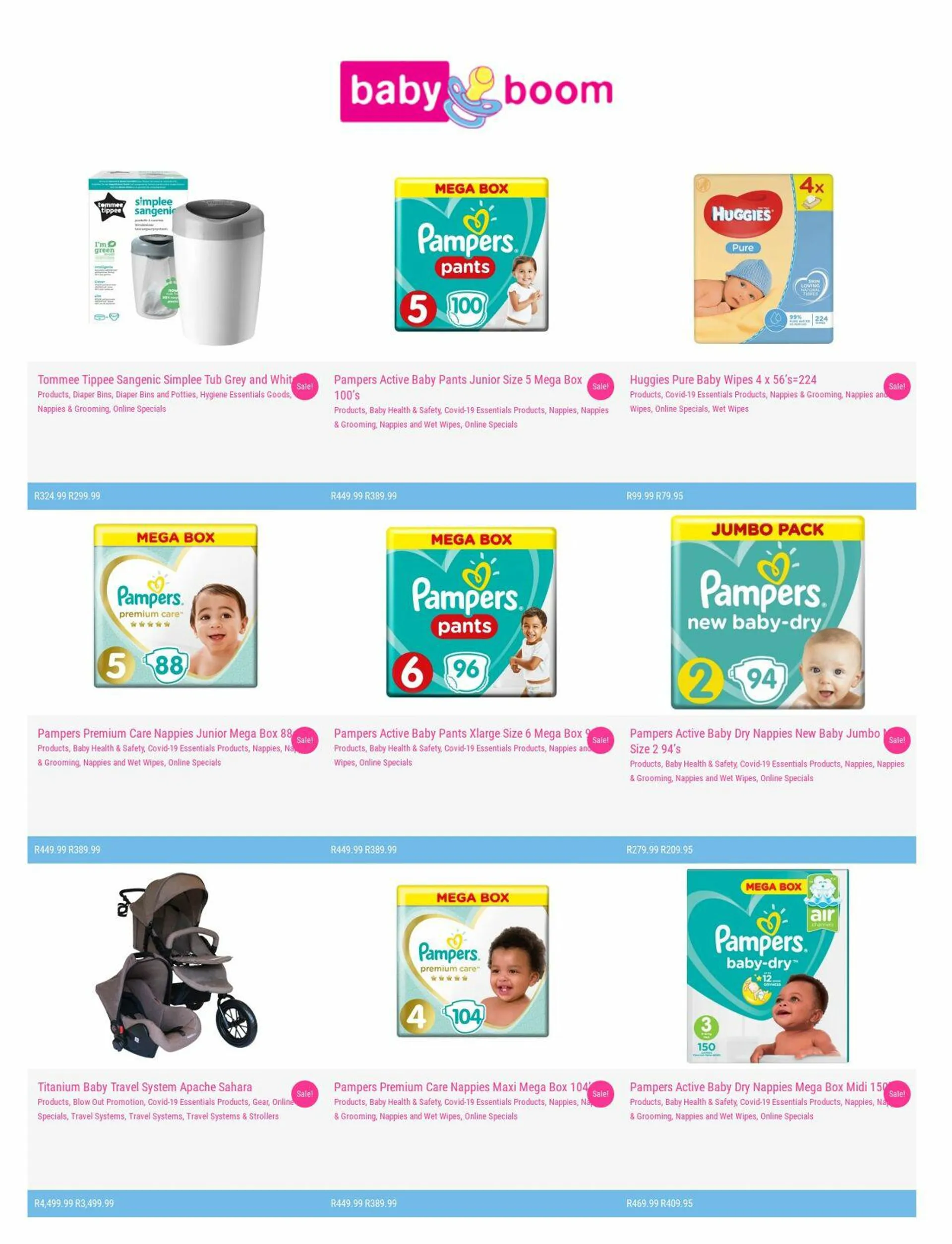 Baby Boom Current catalogue - 2