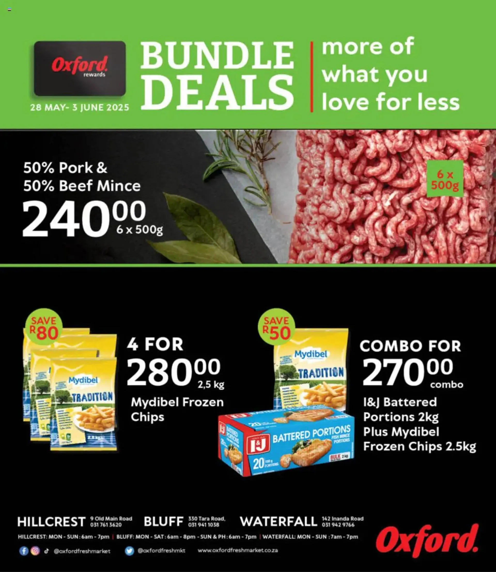 Oxford Freshmarket catalogue from 28 May to 3 June 2025 - Catalogue Page 1