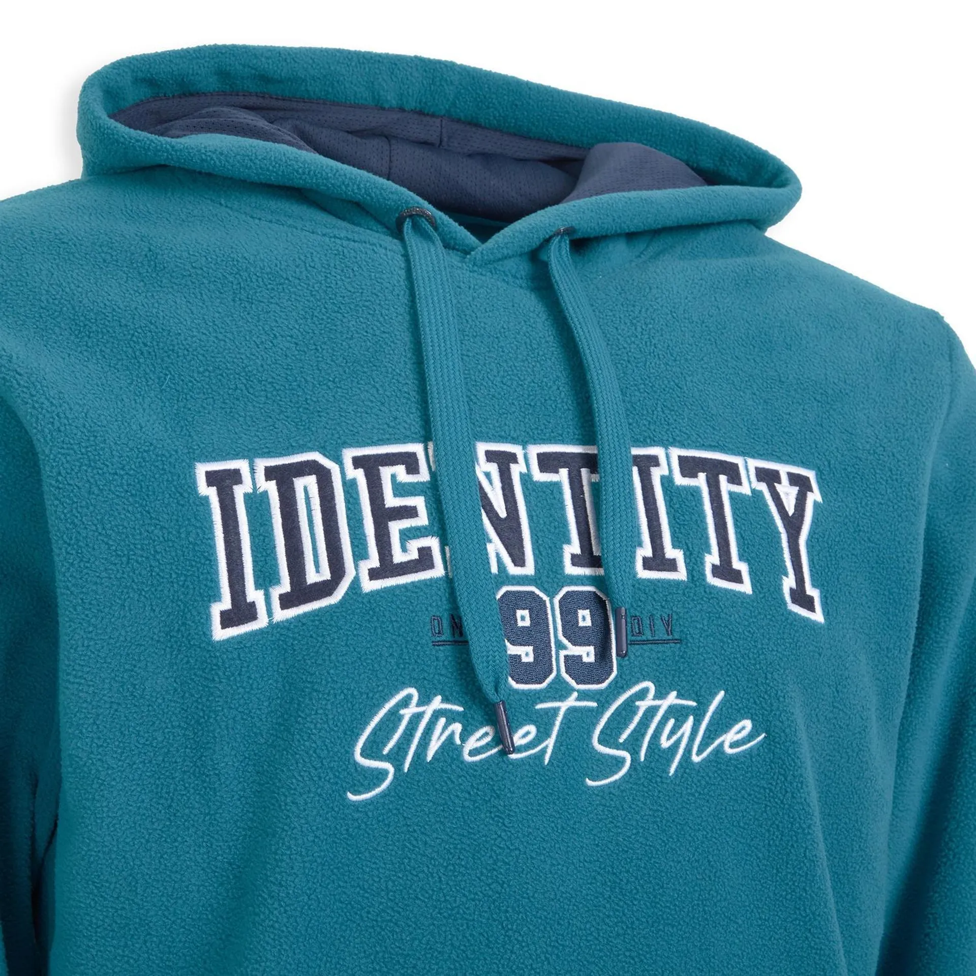 Blue Branded Hoodie