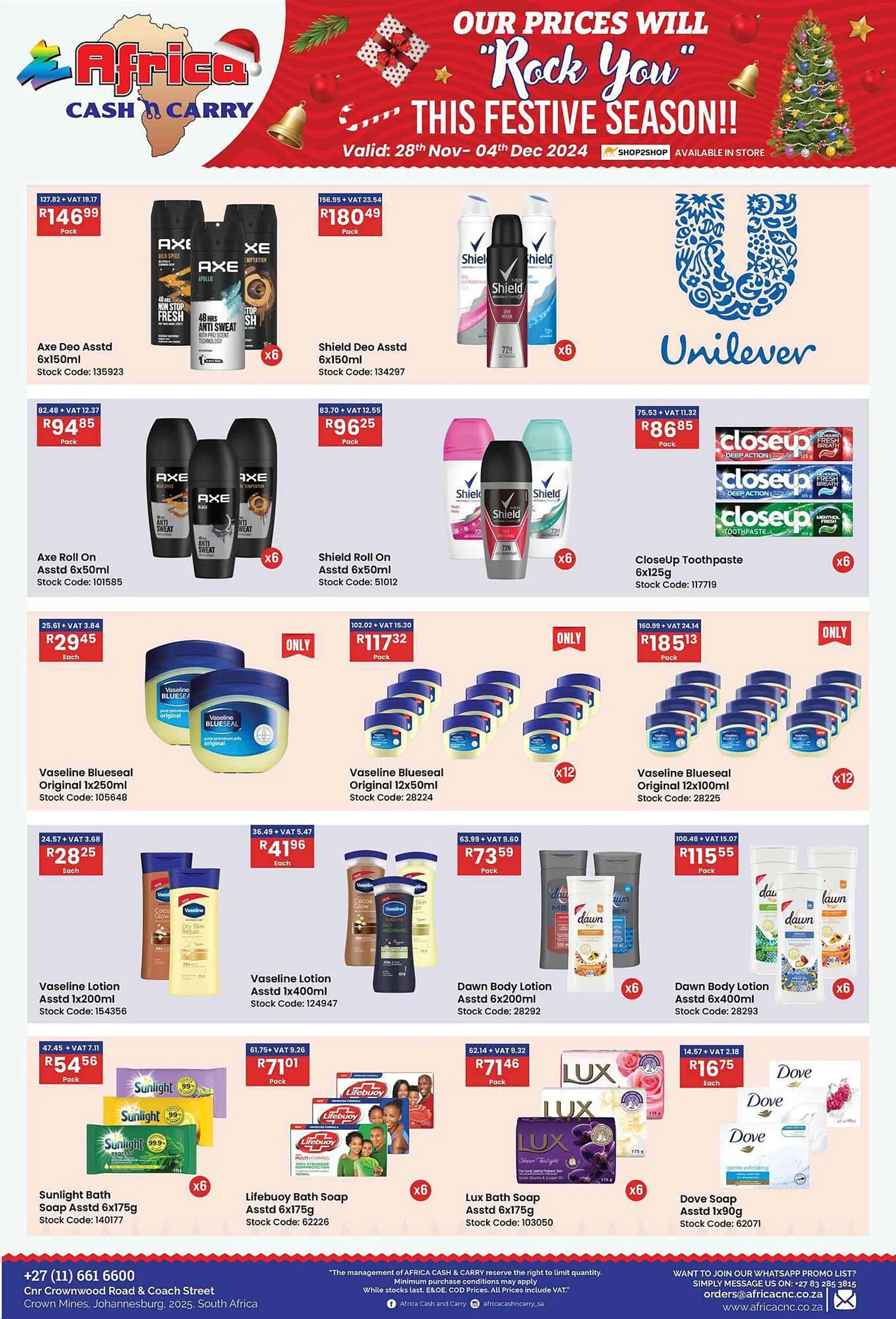 Africa Cash and Carry catalogue from 28 November to 4 December 2024 - Catalogue Page 3