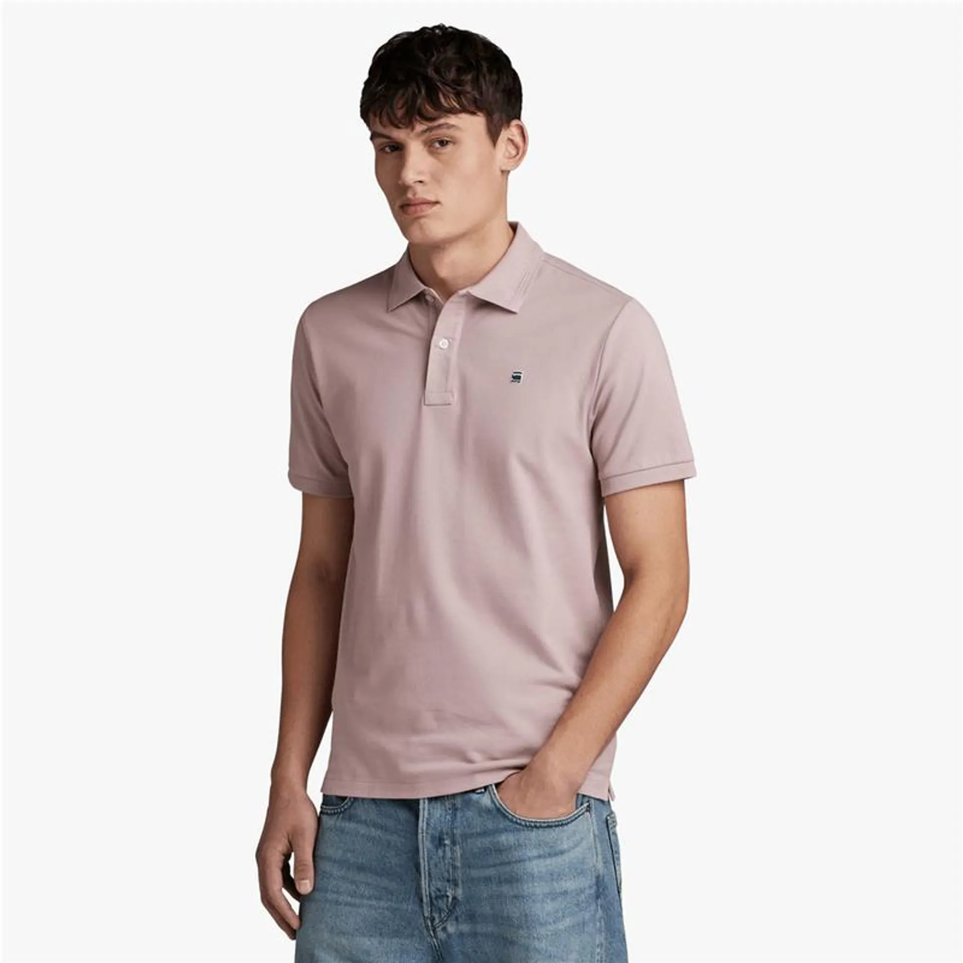 Men's G-Star Dunda Slim Pink Polo