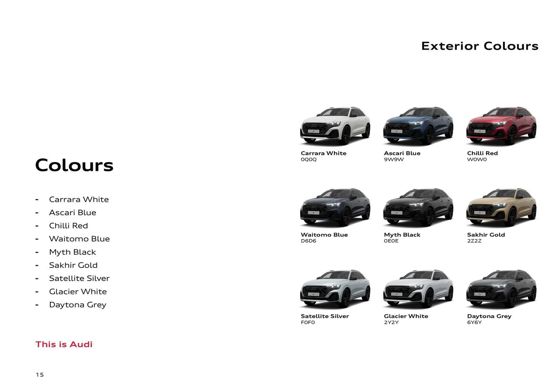 Audi catalogue from 18 November to 18 November 2025 - Catalogue Page 15