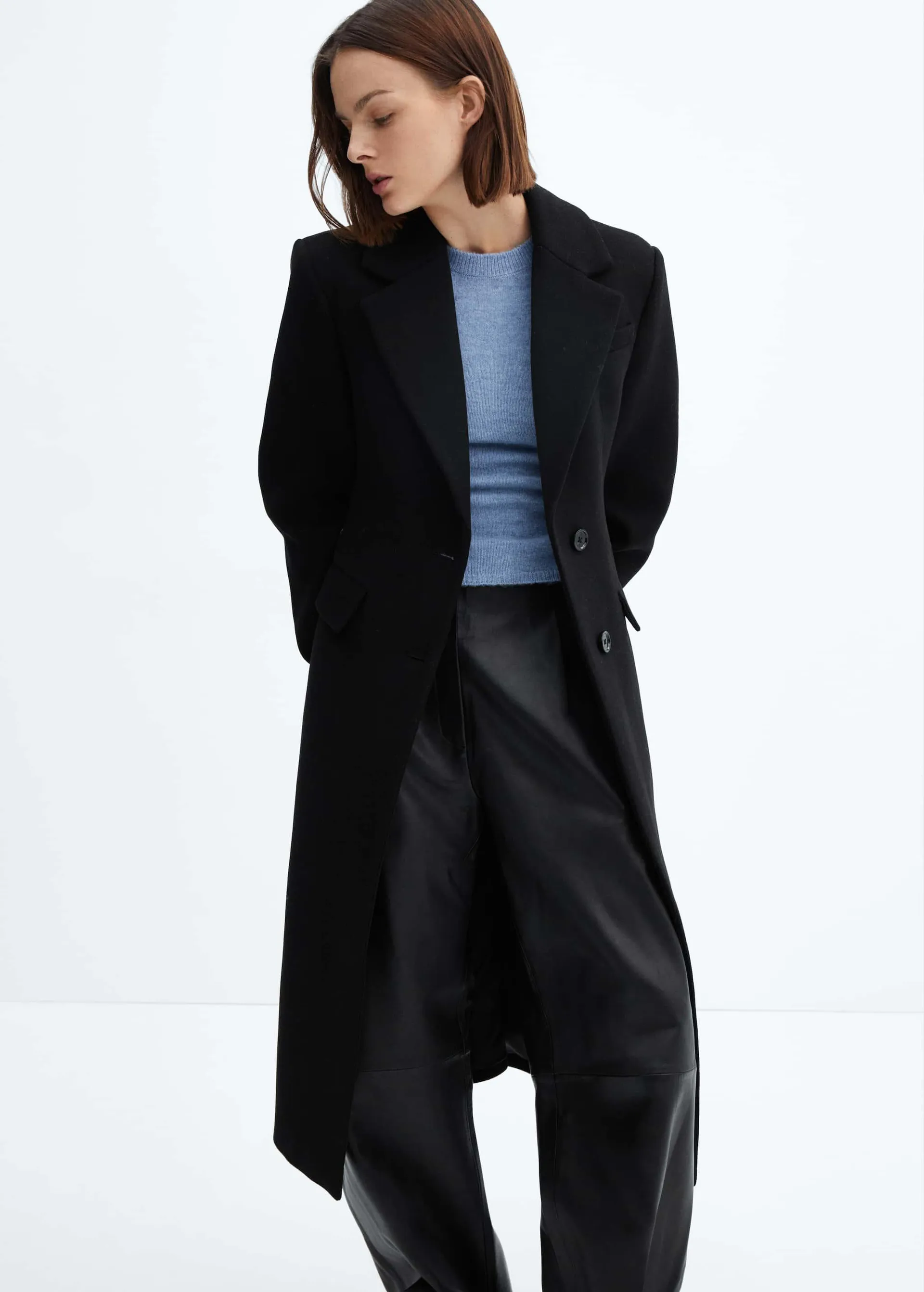 Tailored wool coat