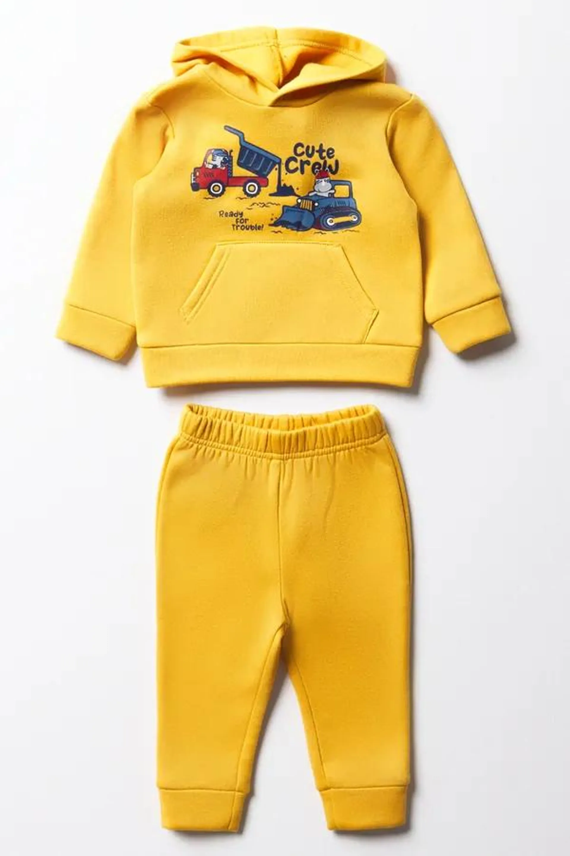 Construction team tracksuit yellow