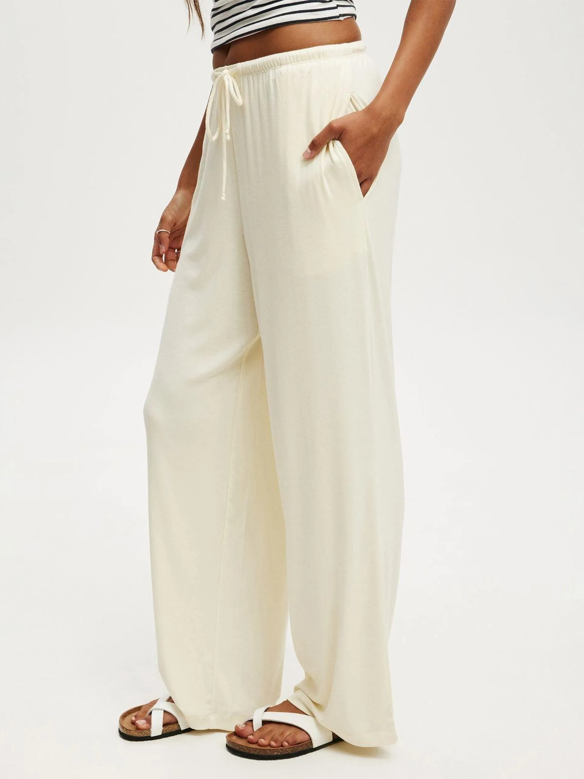 Women's Cotton On Yellow Blair Wide Leg Pants