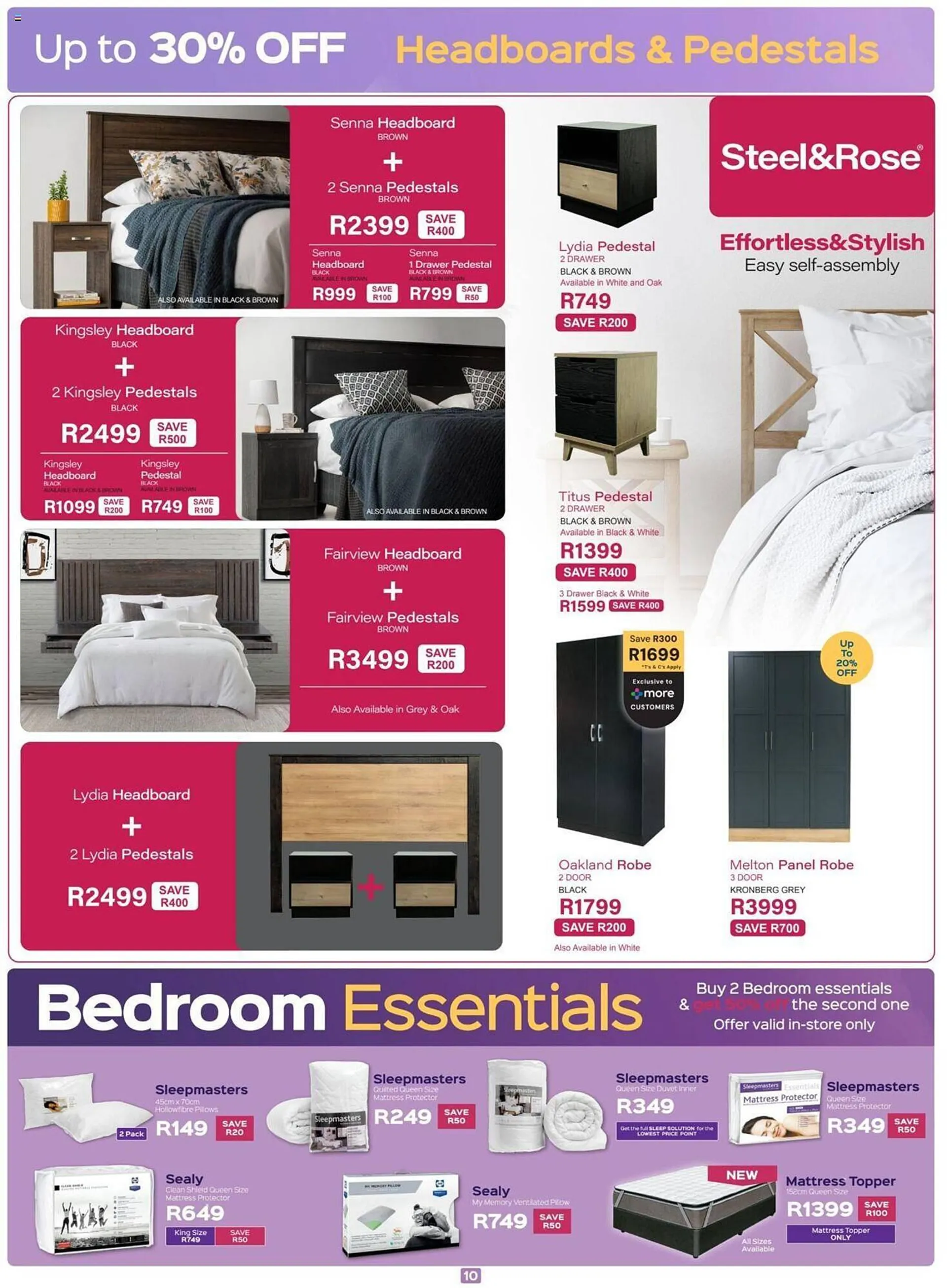 Sleepmasters catalogue from 23 September to 20 October 2024 - Catalogue Page 10