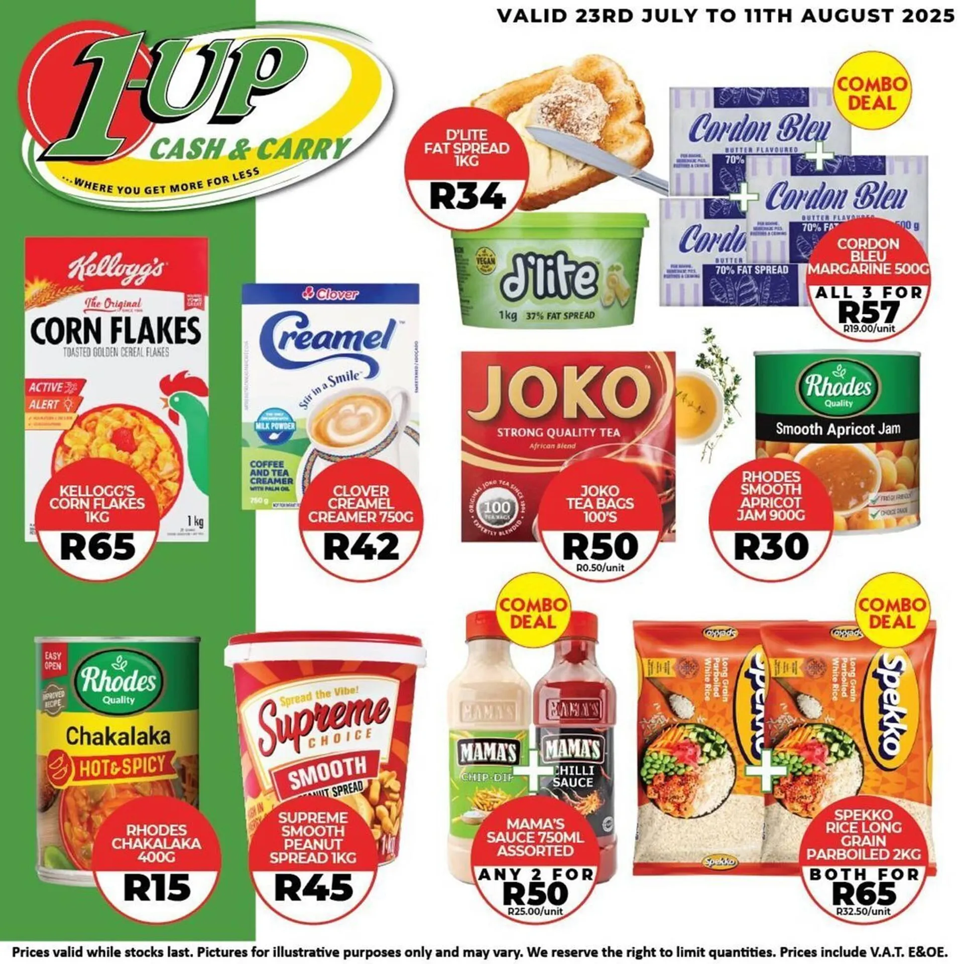 1UP catalogue from 23 July to 11 August 2025 - Catalogue Page 1