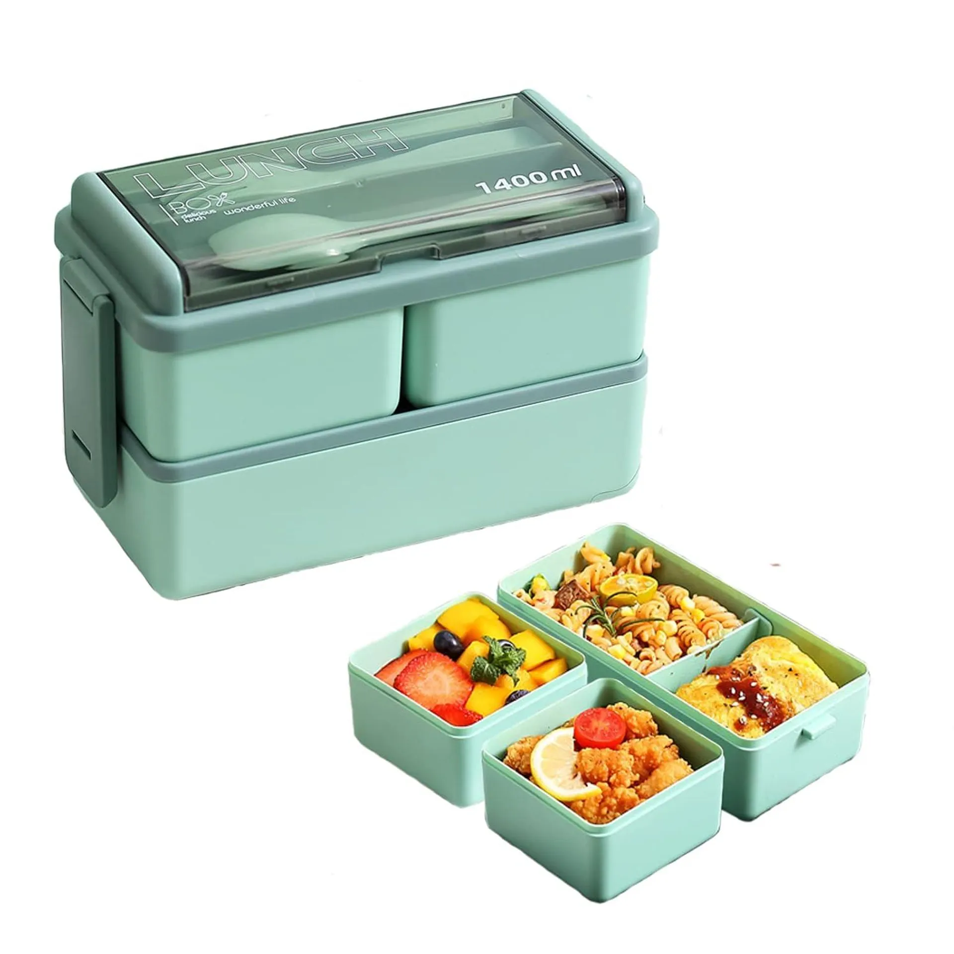 MealStash Lunch Box - Green - Fine Living