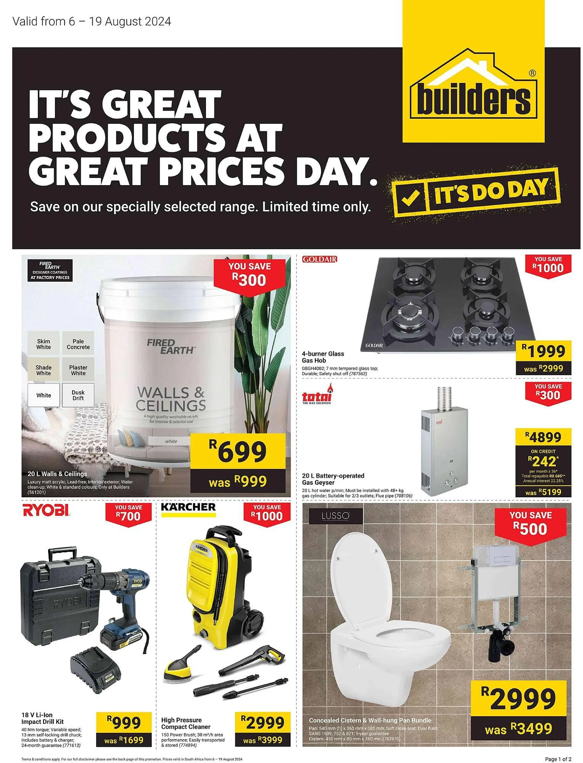 Builders Warehouse catalogue - 1