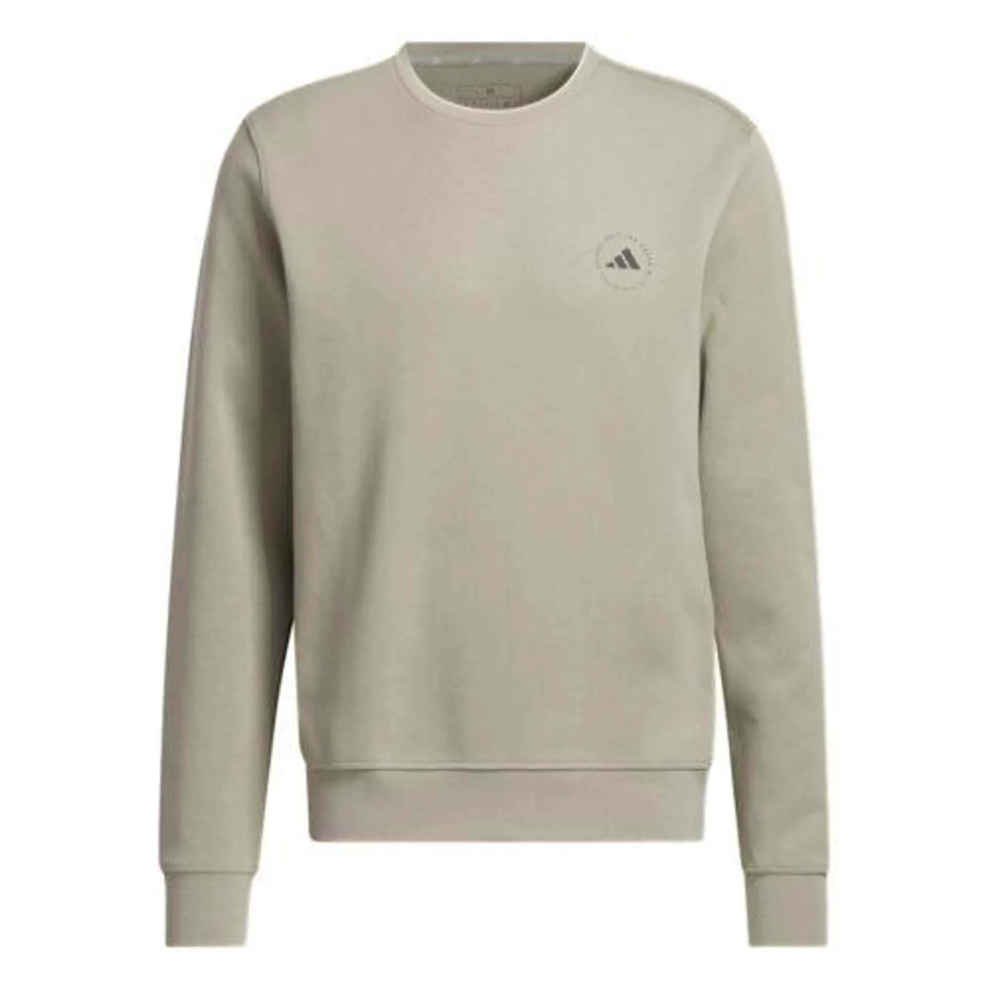 adidas Core Crew Neck Golf Sweater – Silver Pebble IU4520