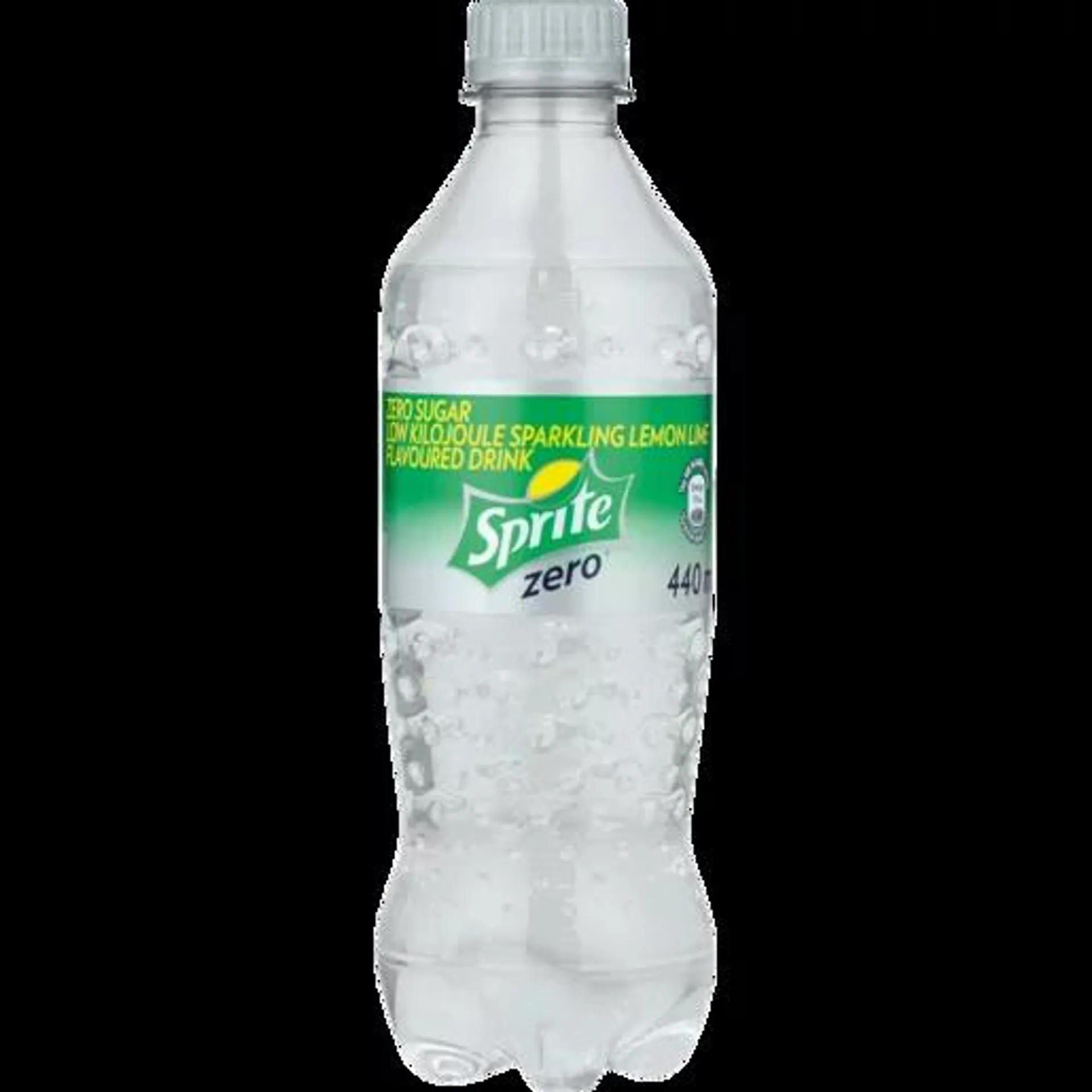 Sprite Zero Sparkling Lemon Flavoured Soft Drink 440ml