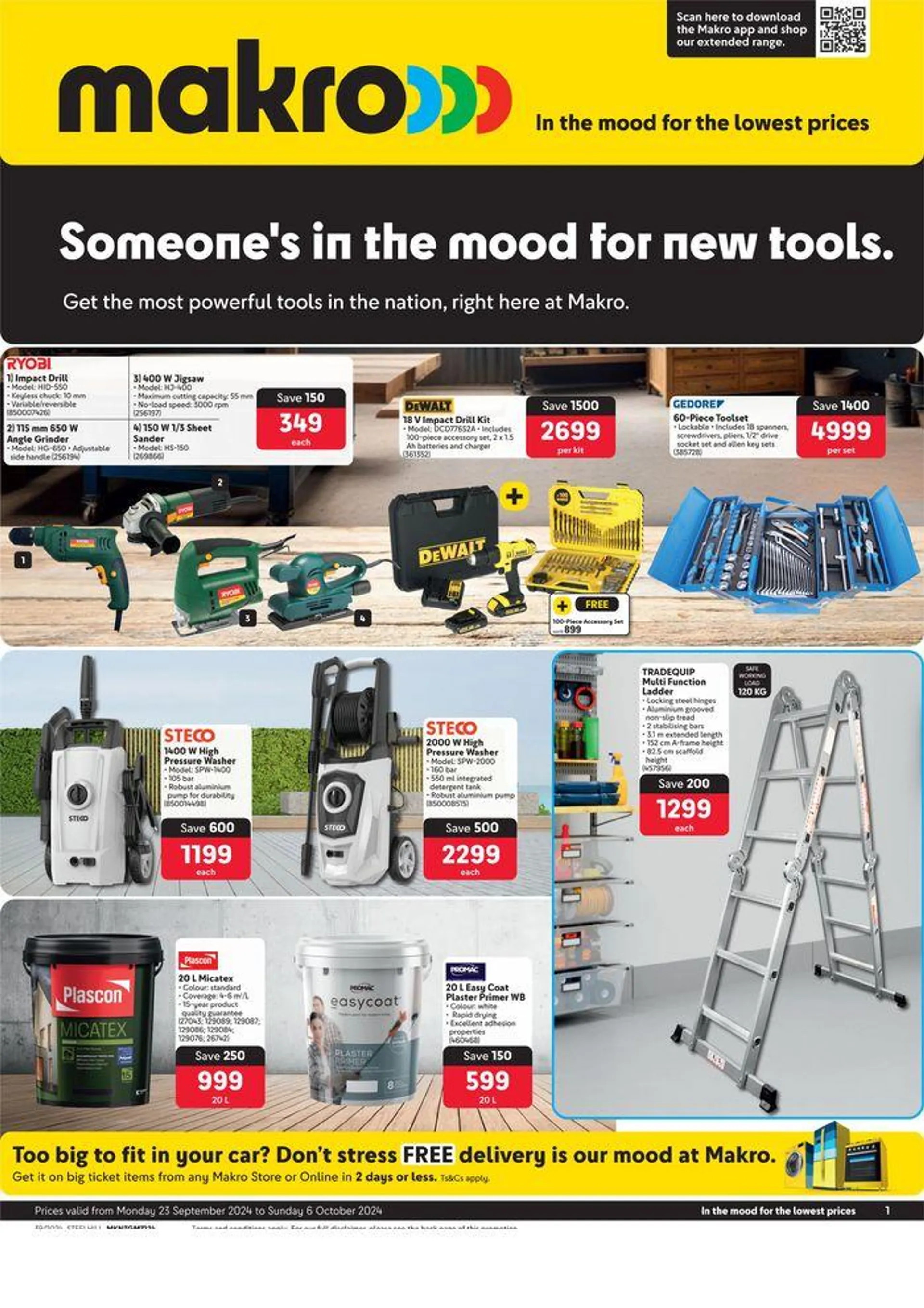 Makro : DIY from 23 September to 6 October 2024 - Catalogue Page 1