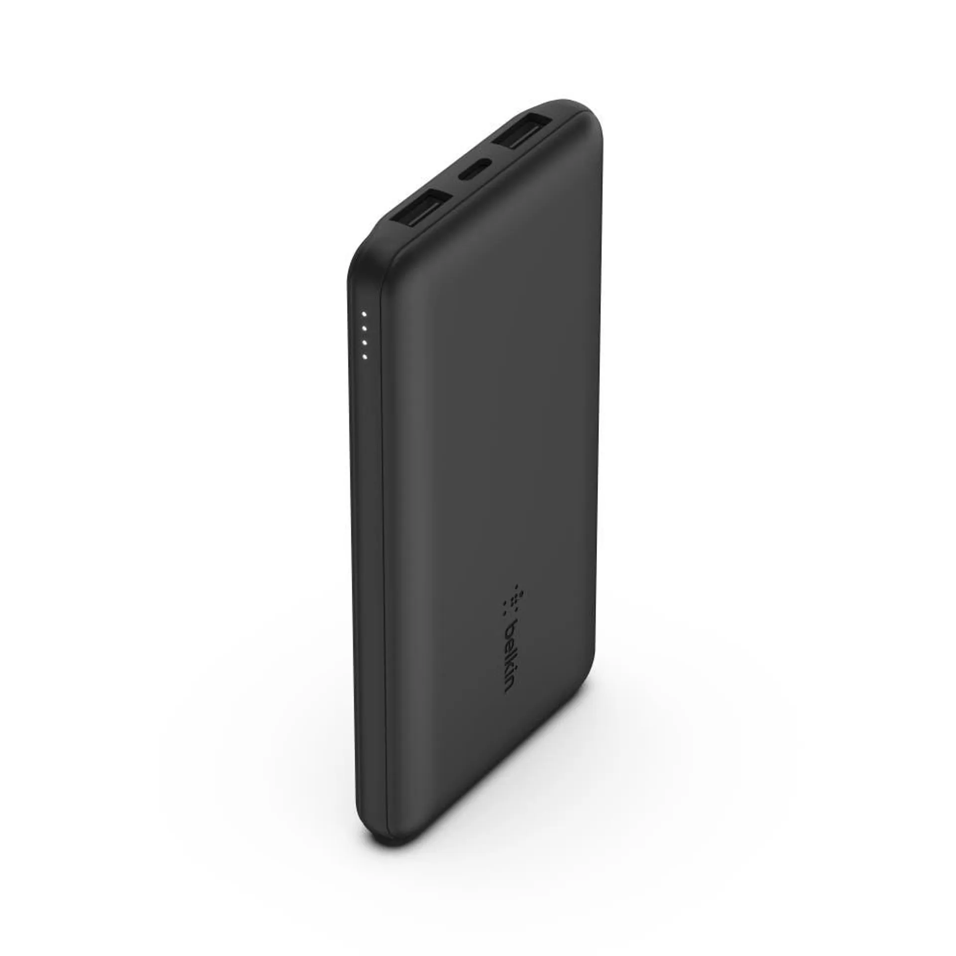 Belkin Boost Up Charge 10 000mAh 3-Port Power Bank + USB-A to USB-C Cable - Black