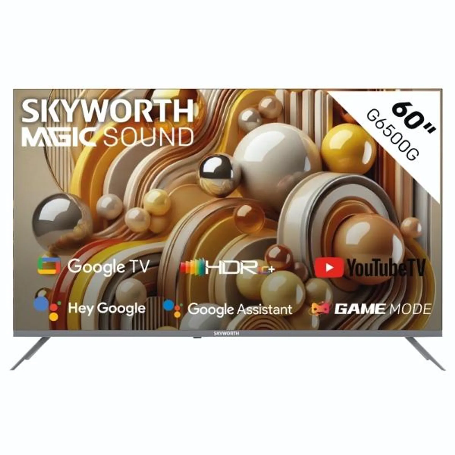 Skyworth 60" UHD Google Android TV 60G6500G