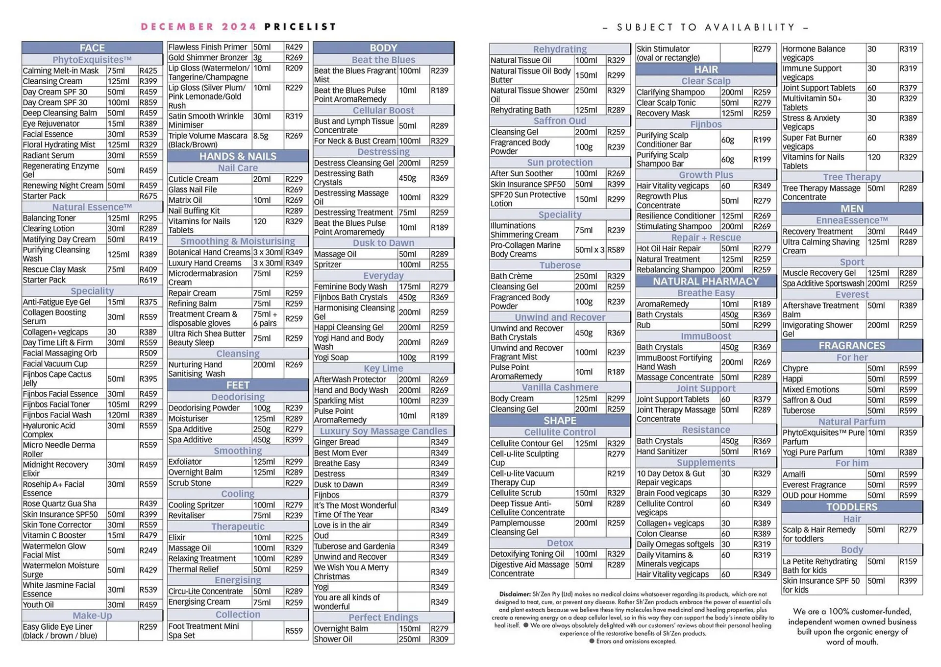 Sh'Zen catalogue from 27 November to 31 December 2024 - Catalogue Page 12