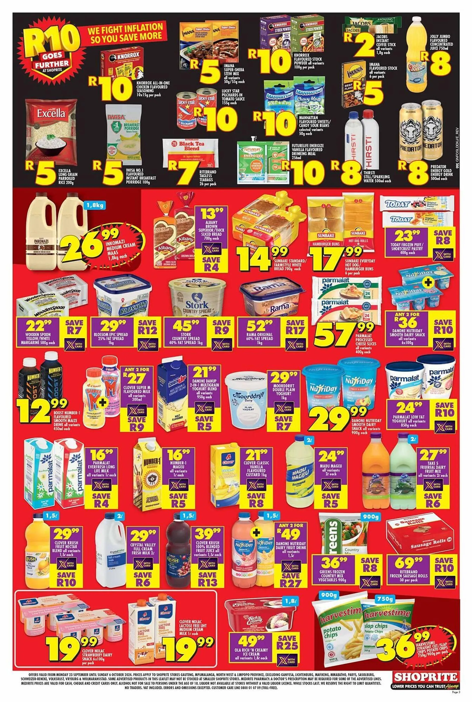 Shoprite catalogue from 24 September to 6 October 2024 - Catalogue Page 3