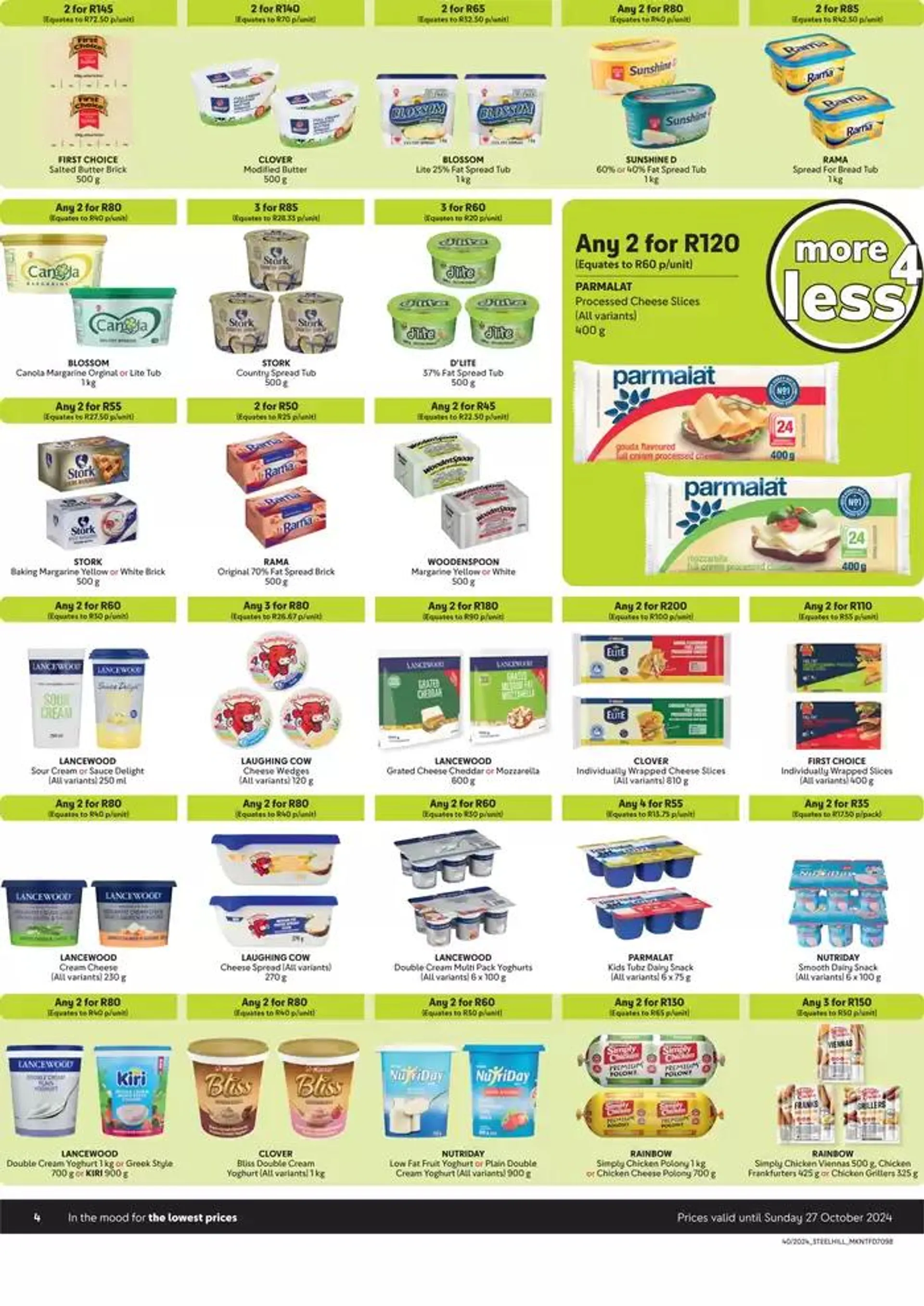 Makro : More 4 Less from 30 September to 27 October 2024 - Catalogue Page 4