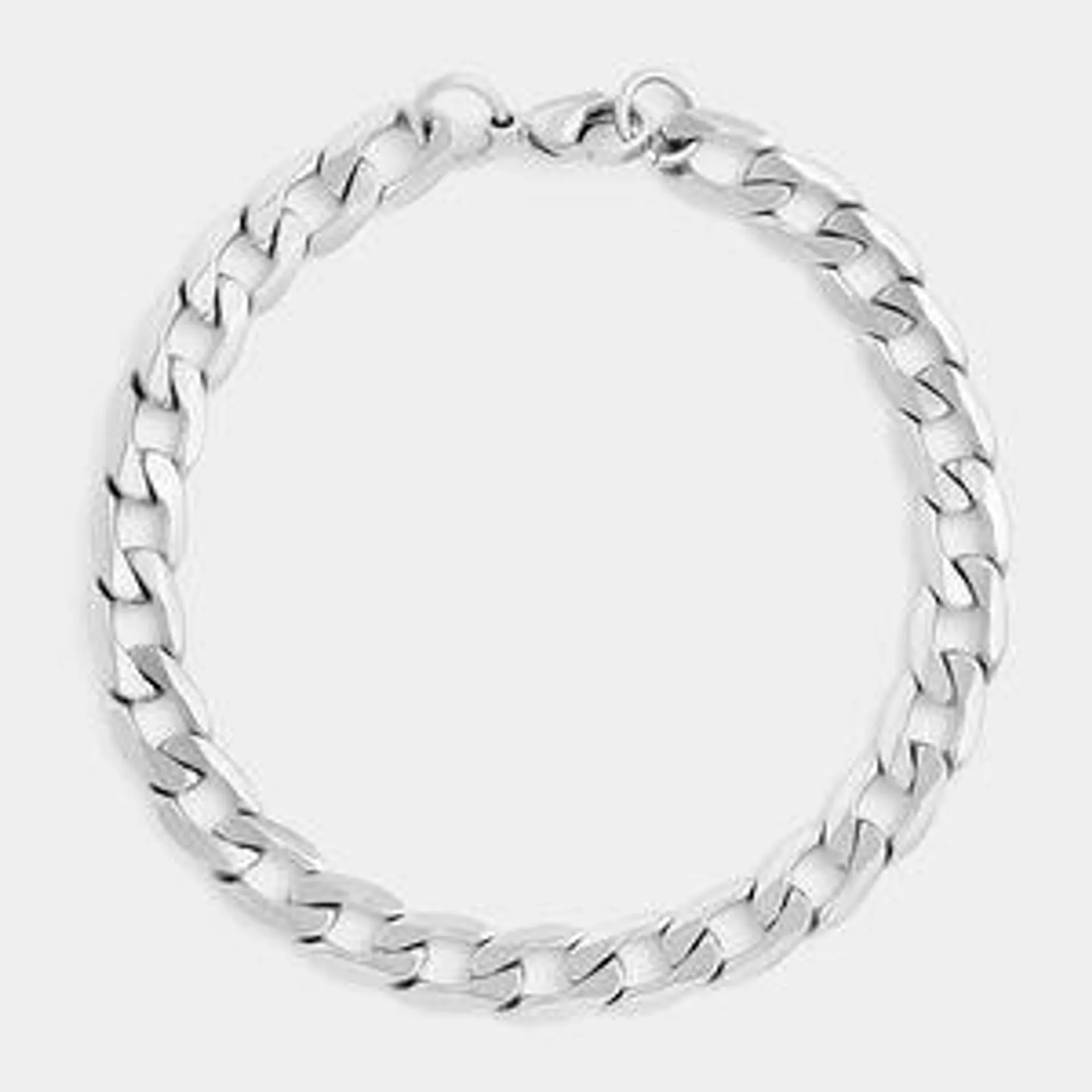 Stainless Steel Curb Bracelet