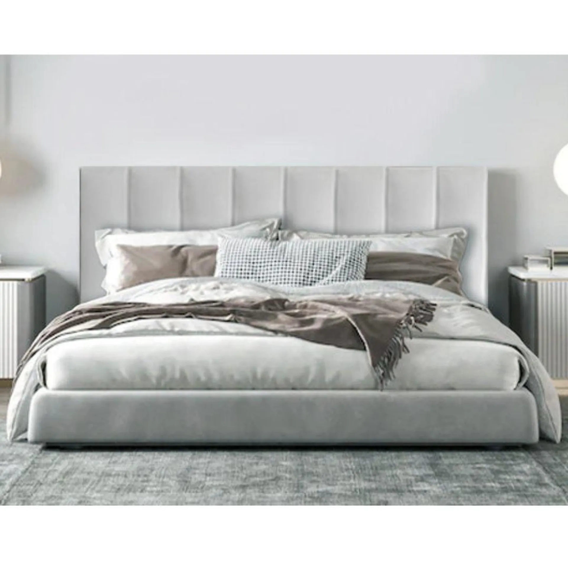 Nu Dekor - Kiara Headboard - Queen - Cream