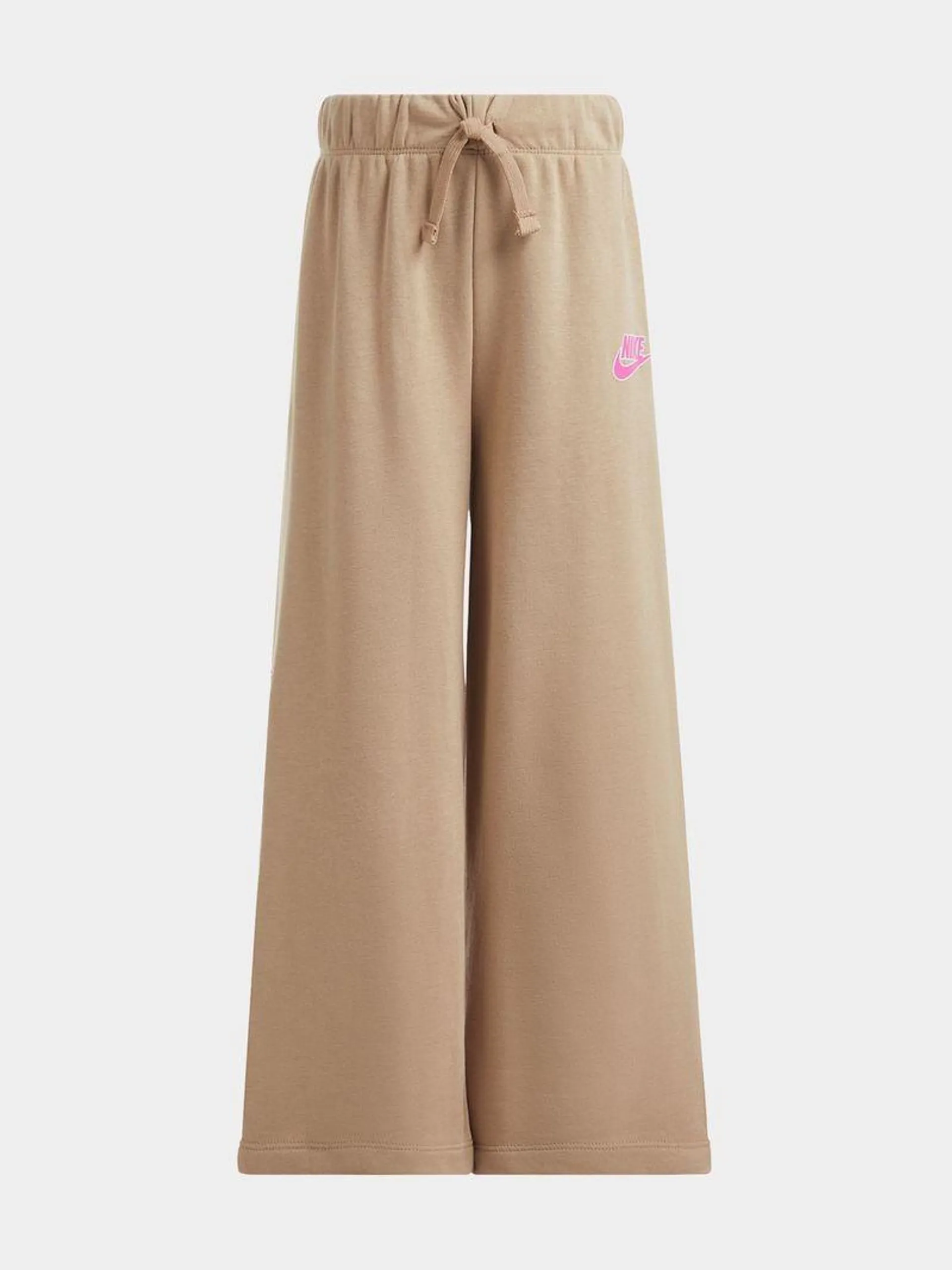 Nike Girls Kids Notebook Wide Leg Tan Pants