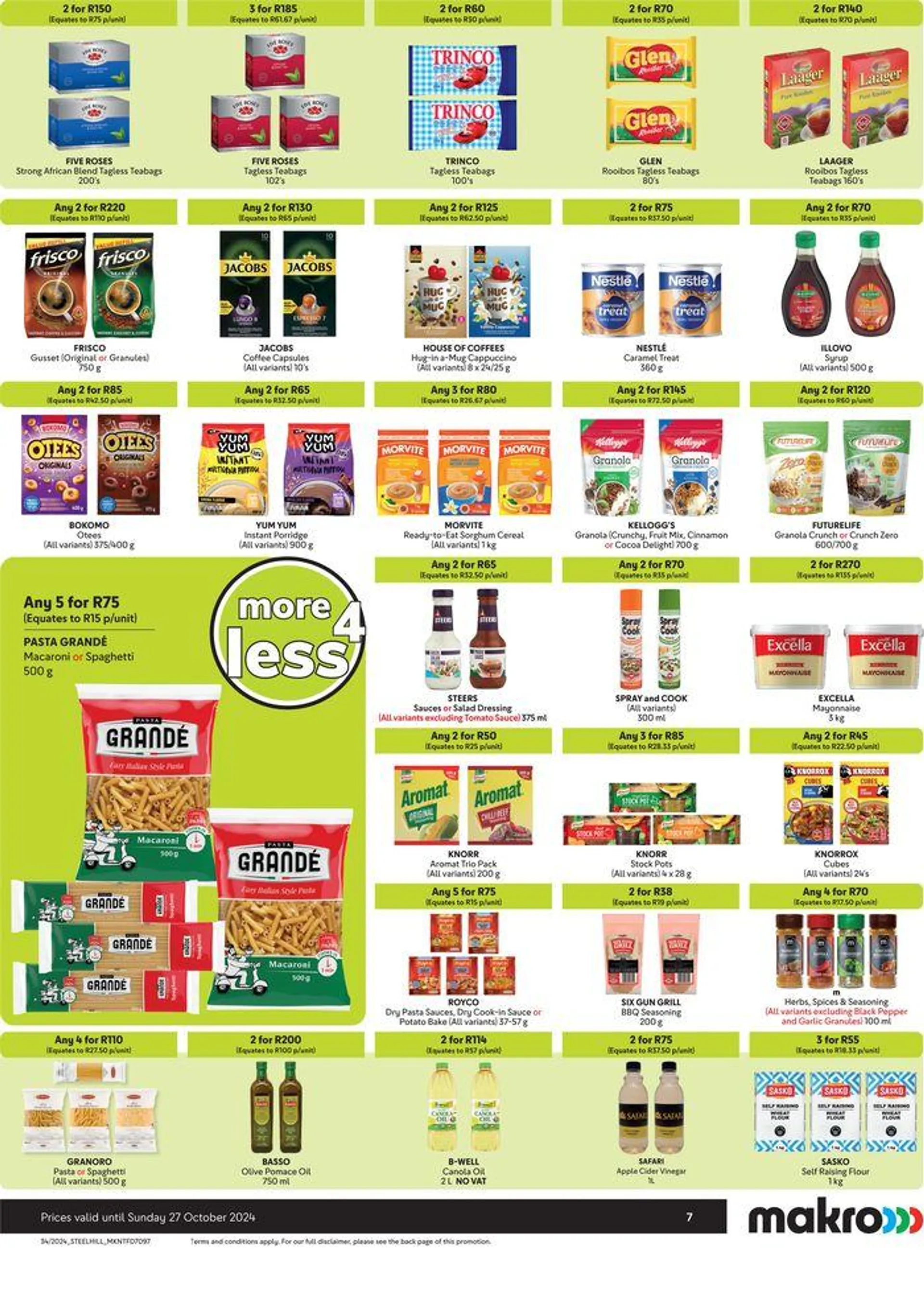 Makro : More 4 Less from 19 August to 27 October 2024 - Catalogue Page 7