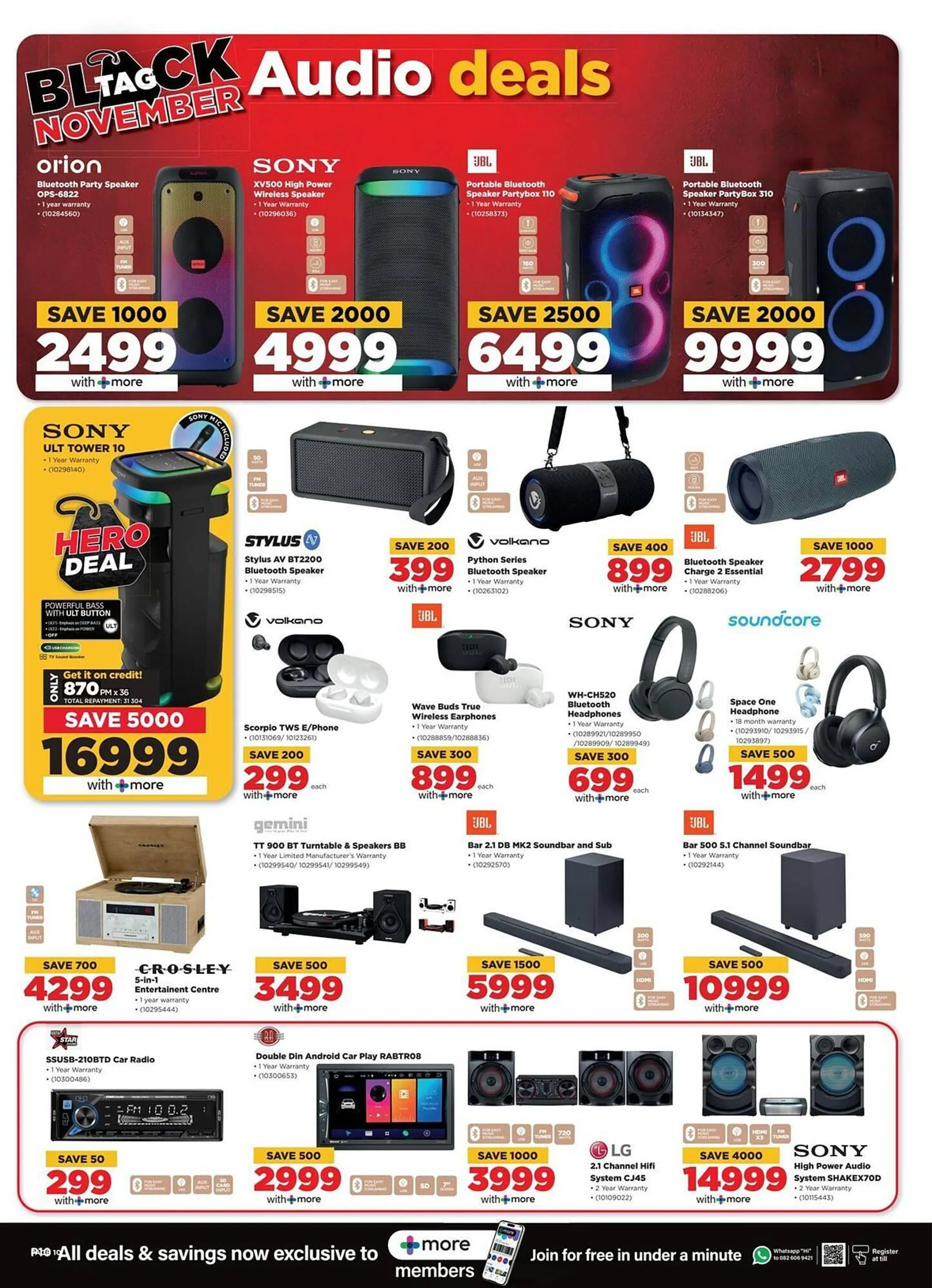 HiFi Corp catalogue from 4 November to 17 November 2024 - Catalogue Page 12