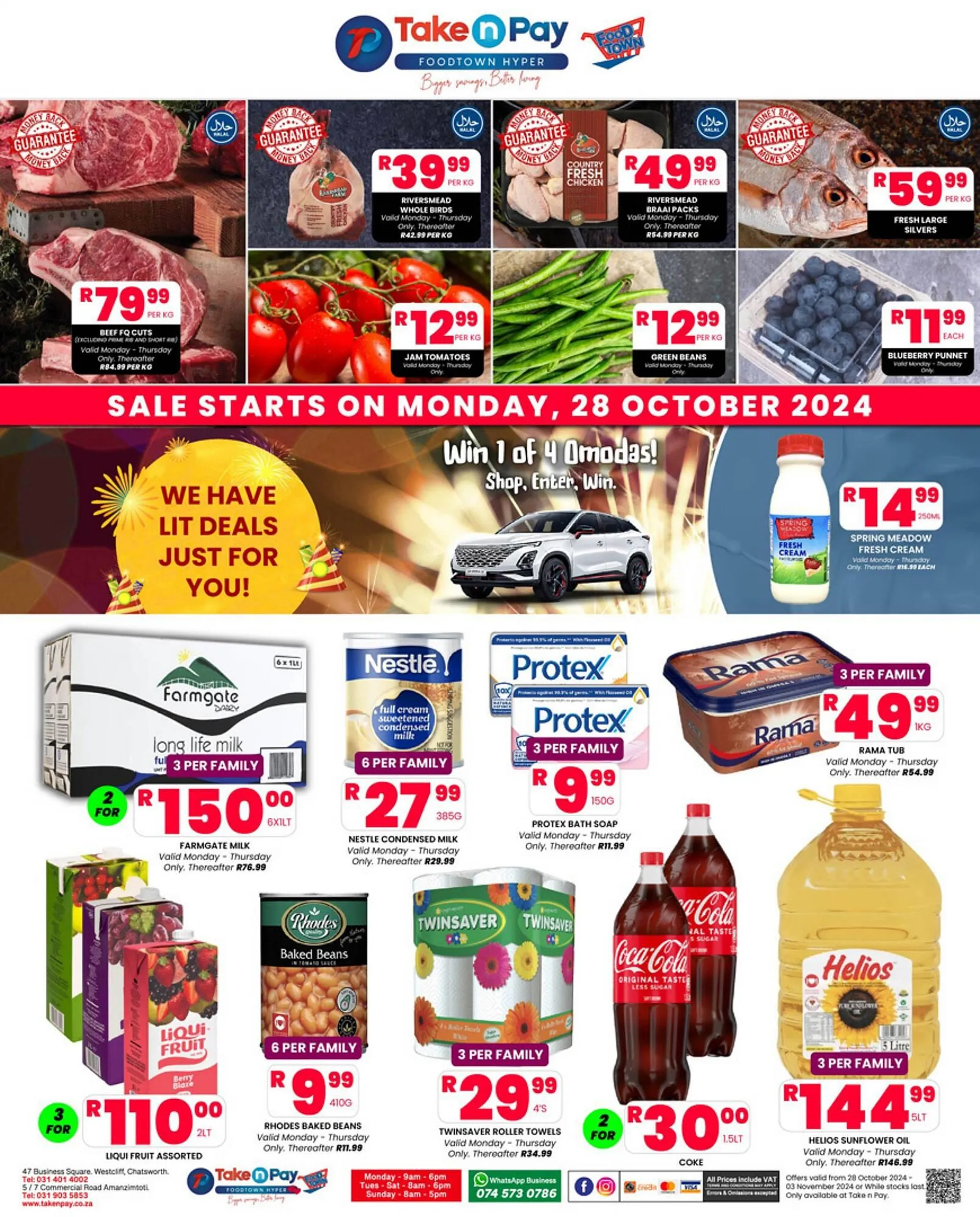 Take 'n Pay catalogue from 28 October to 3 November 2024 - Catalogue Page 1