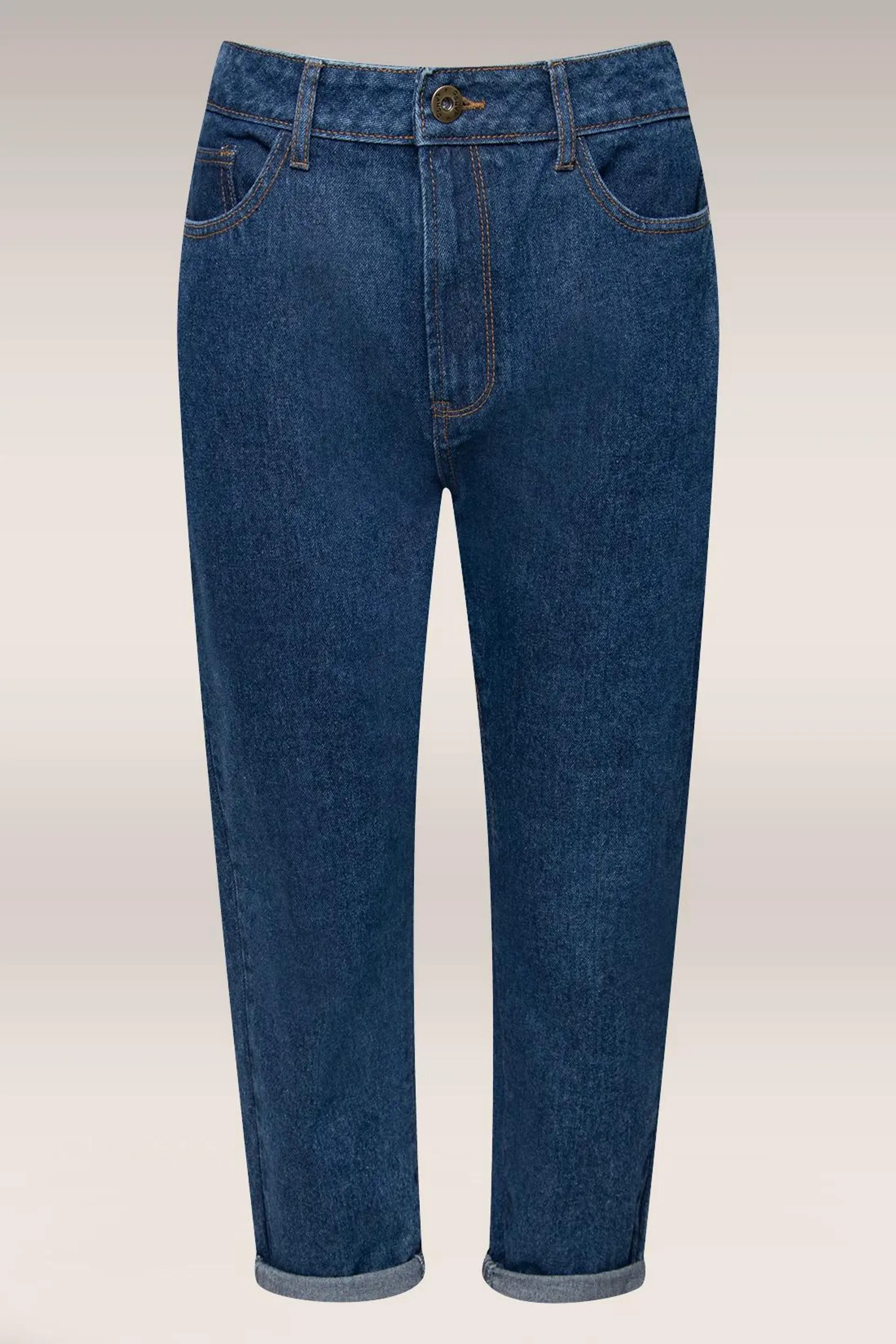 Mom denim jeans blue