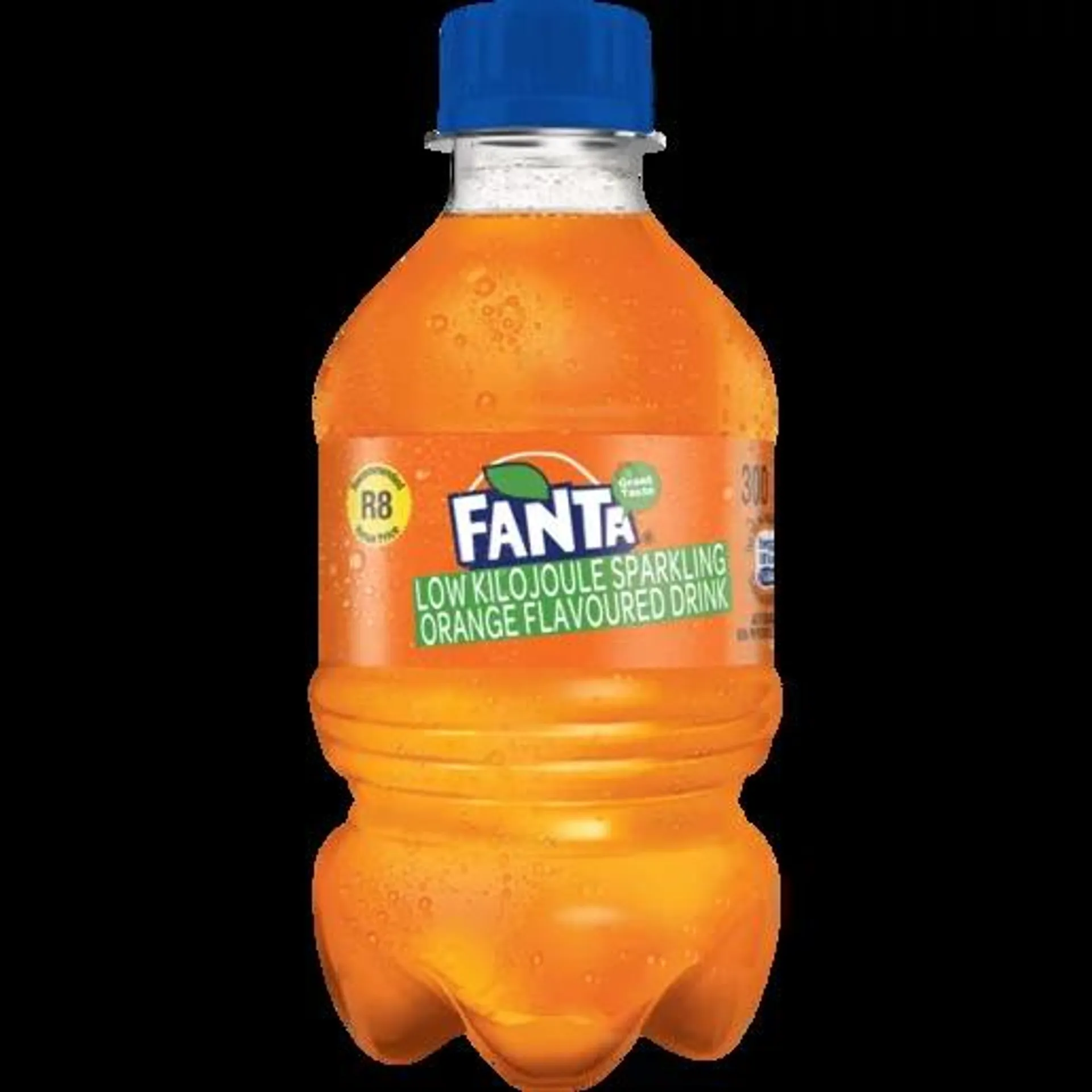 Fanta Sparkling Orange Flavoured Soft Drink Bottle 300ml