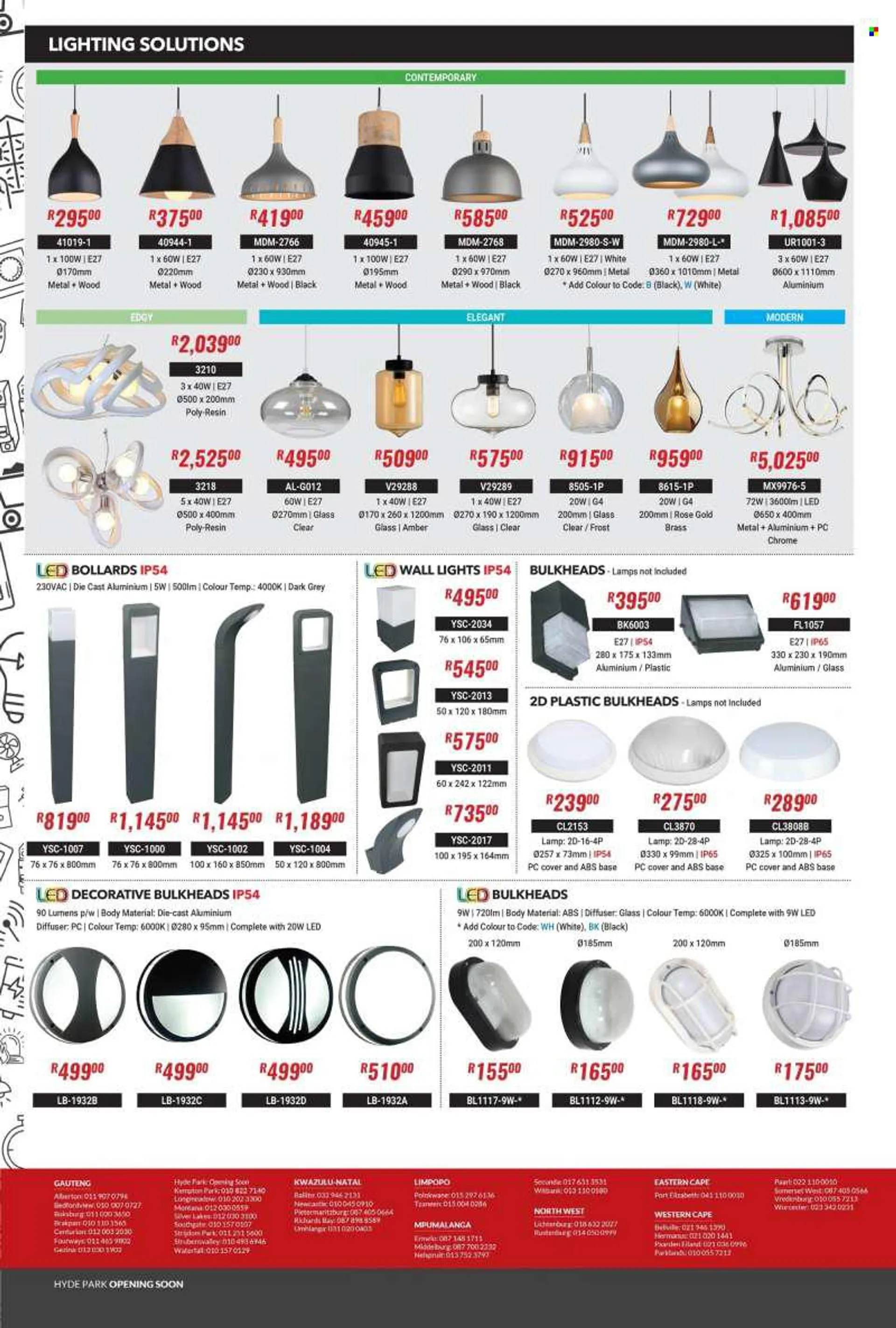 ACDC Express catalogue  - 01/07/2022 - 30/09/2022 - Sales products - lamp, lighting. Page 11.