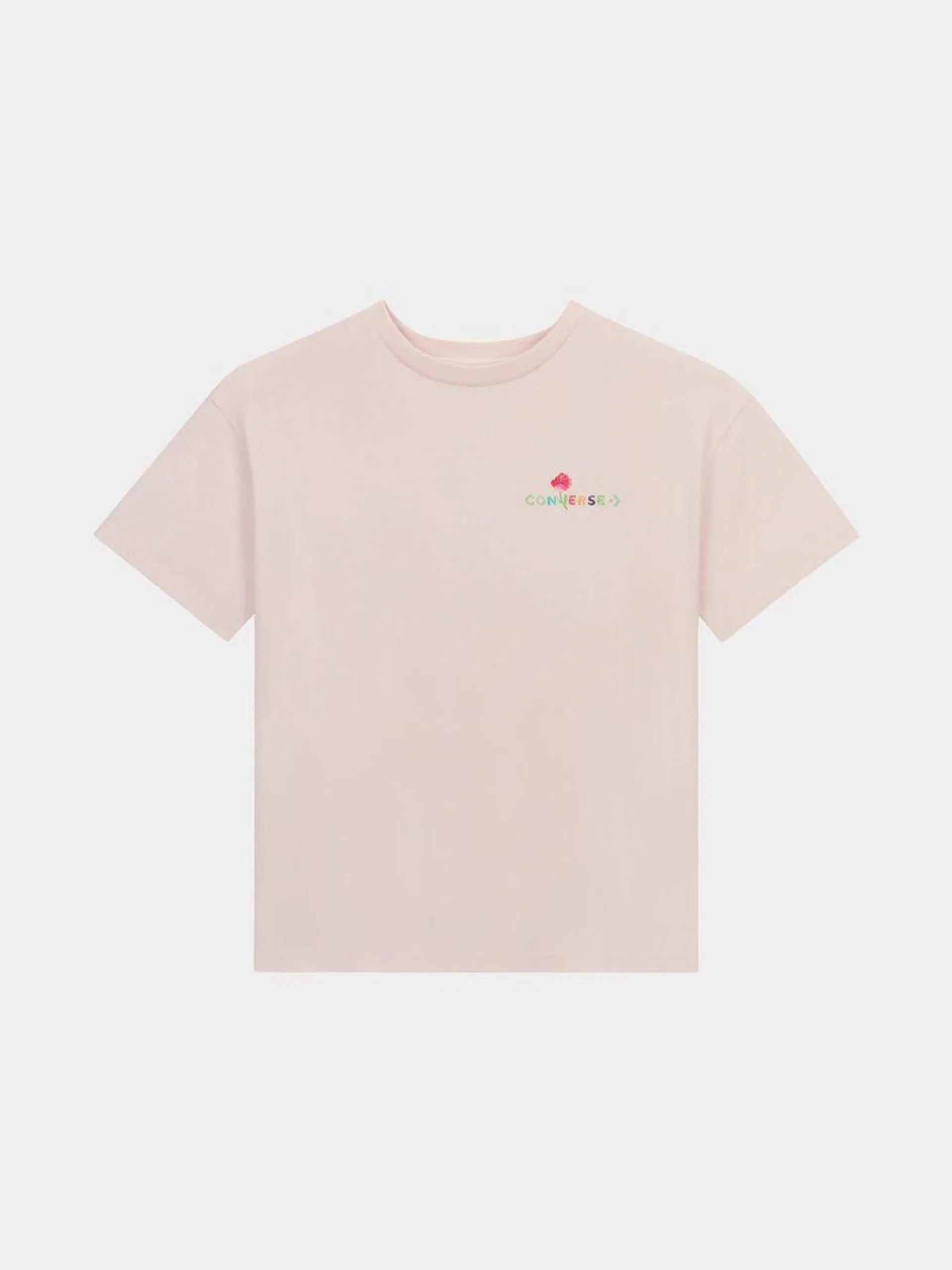 Converse Women's Outdoor Watercoor Oversized Blush T-shirt