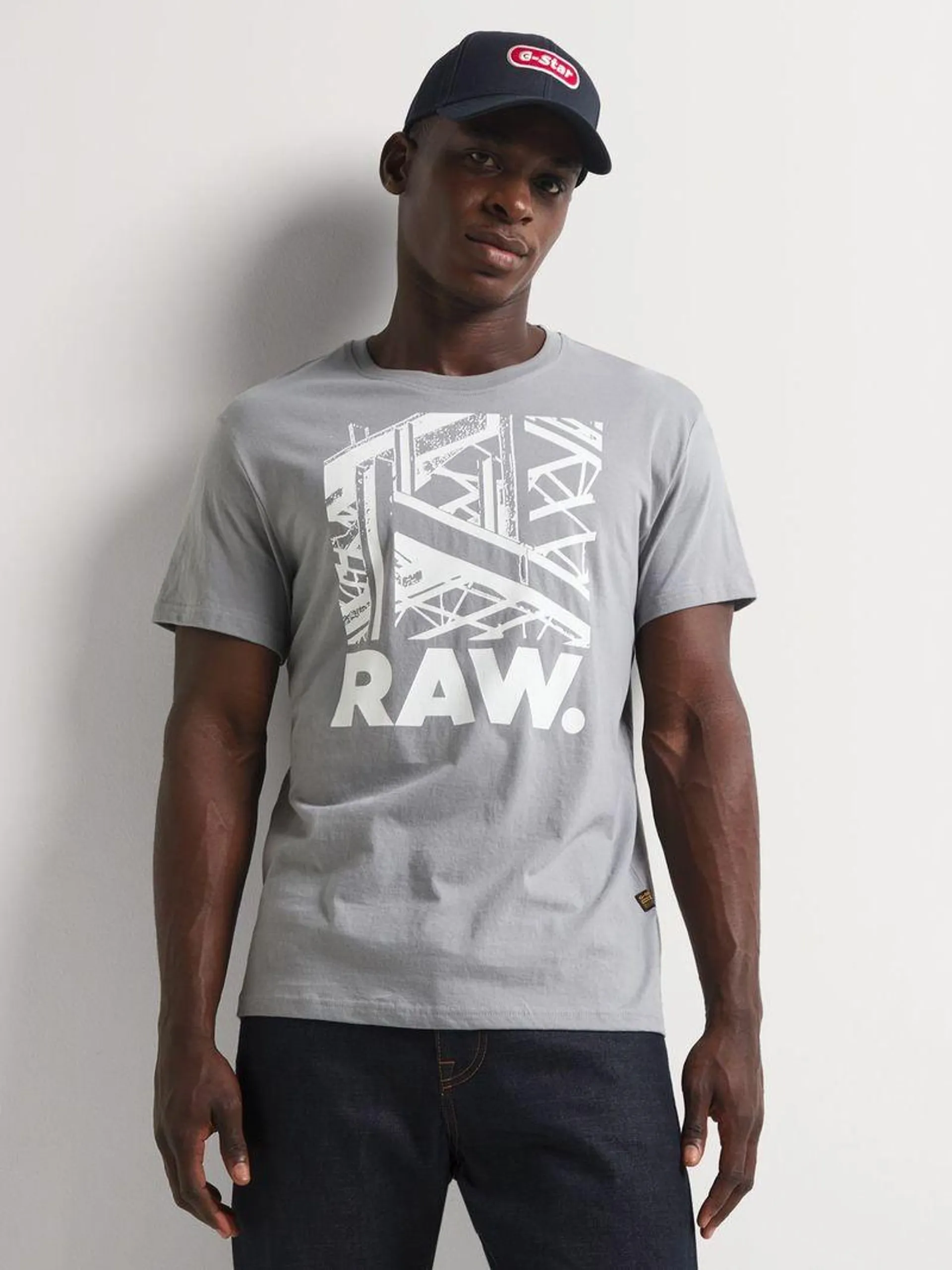 G-Star Men's Construction Grey T-Shirt