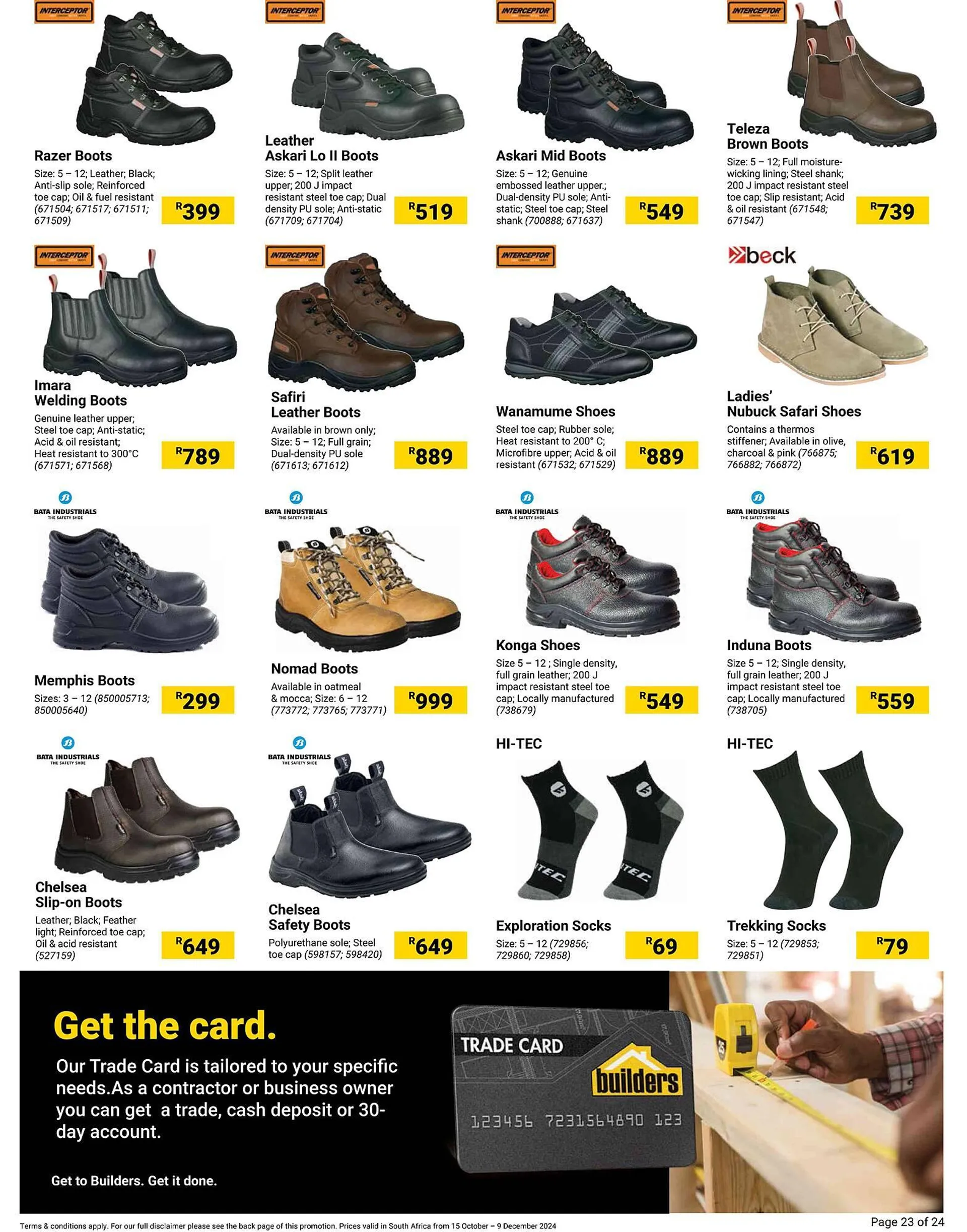 Builders Warehouse catalogue from 15 October to 9 December 2024 - Catalogue Page 23