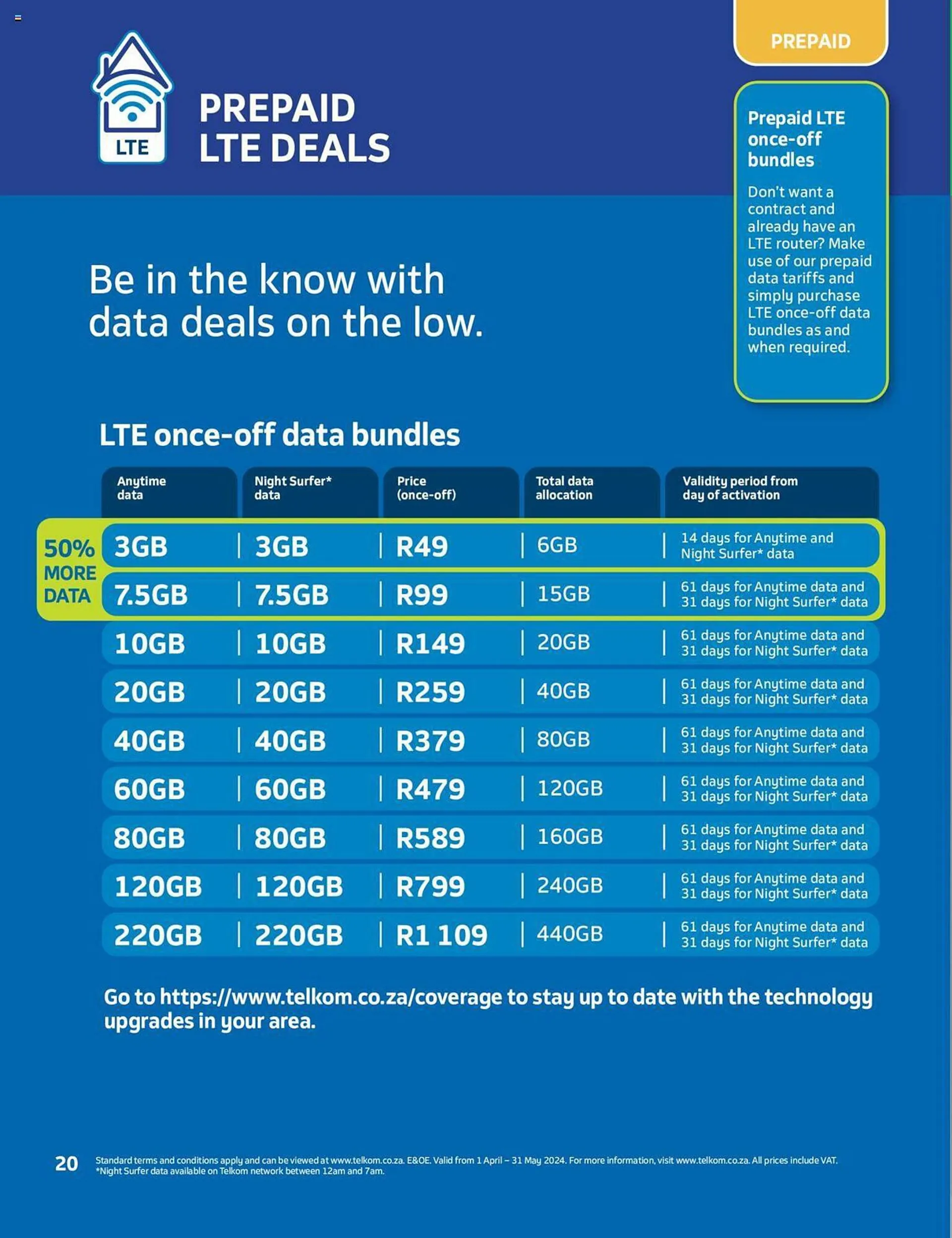 Telkom catalogue from 1 April to 31 May 2024 - Catalogue Page 20