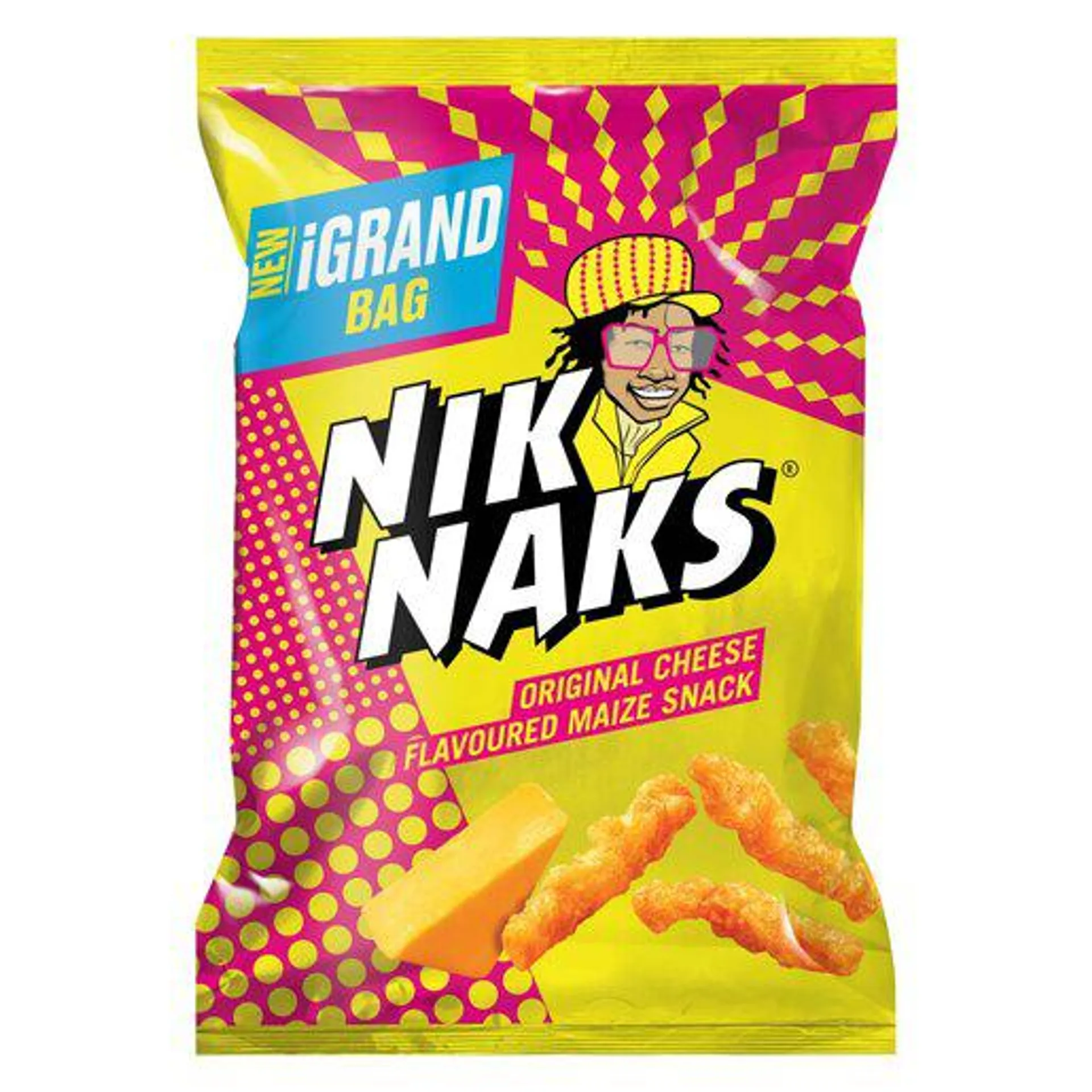 Simba Niknaks Maize Snack Cheese 190g