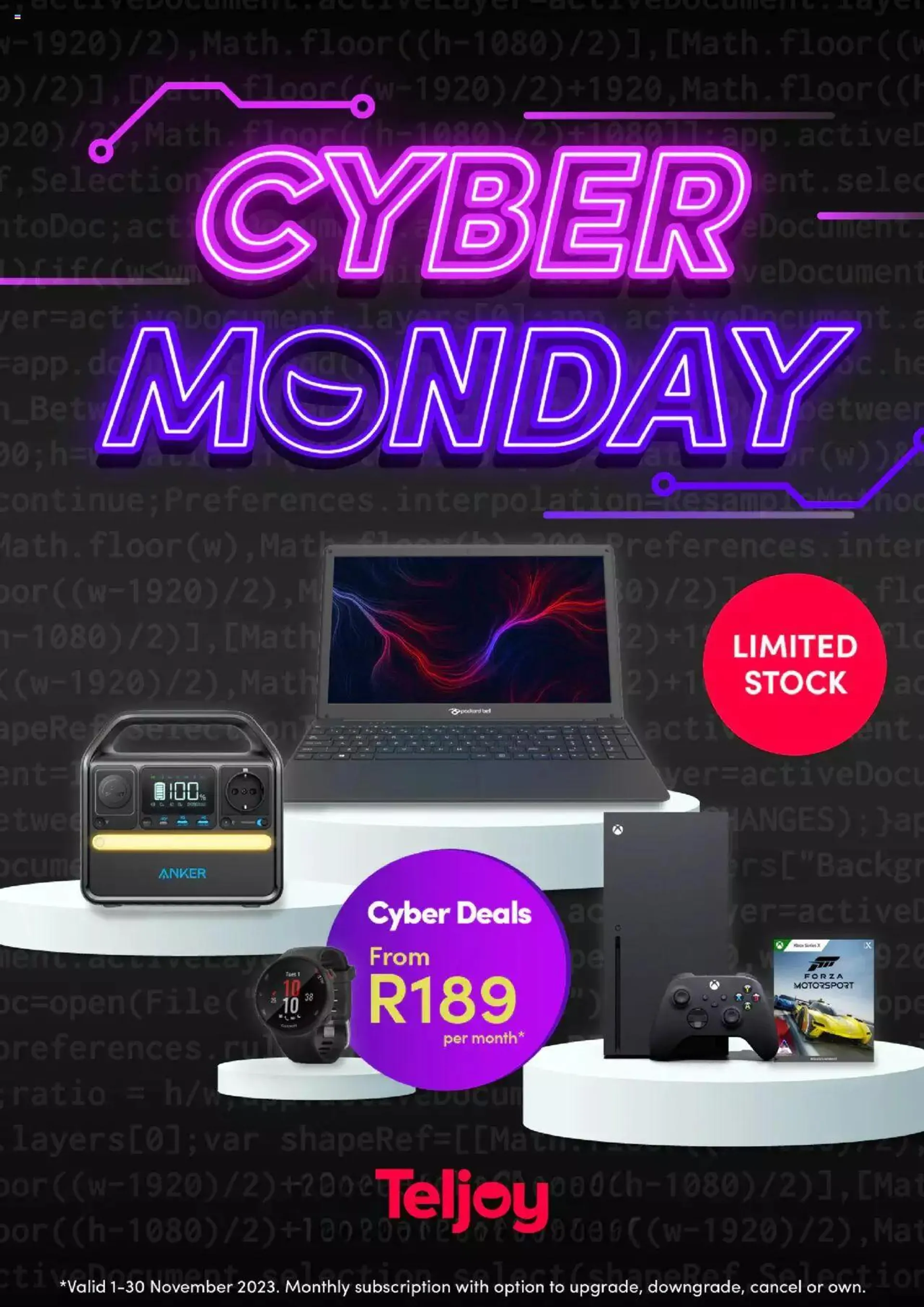 Teljoy - Cyber Monday