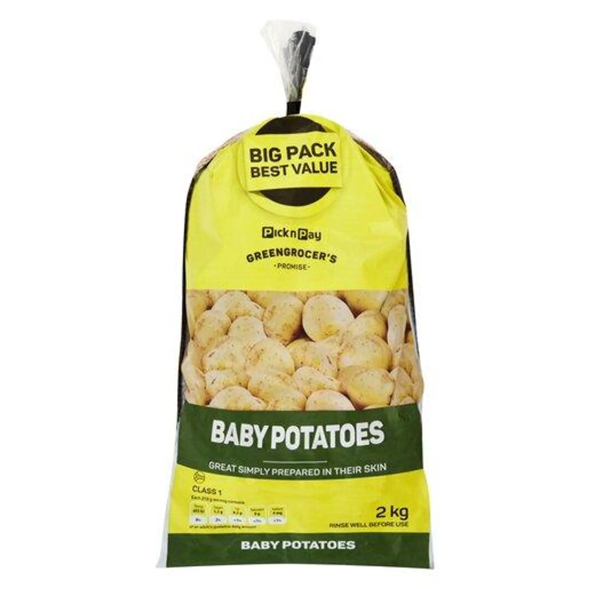 PnP Baby Potatoes 2kg