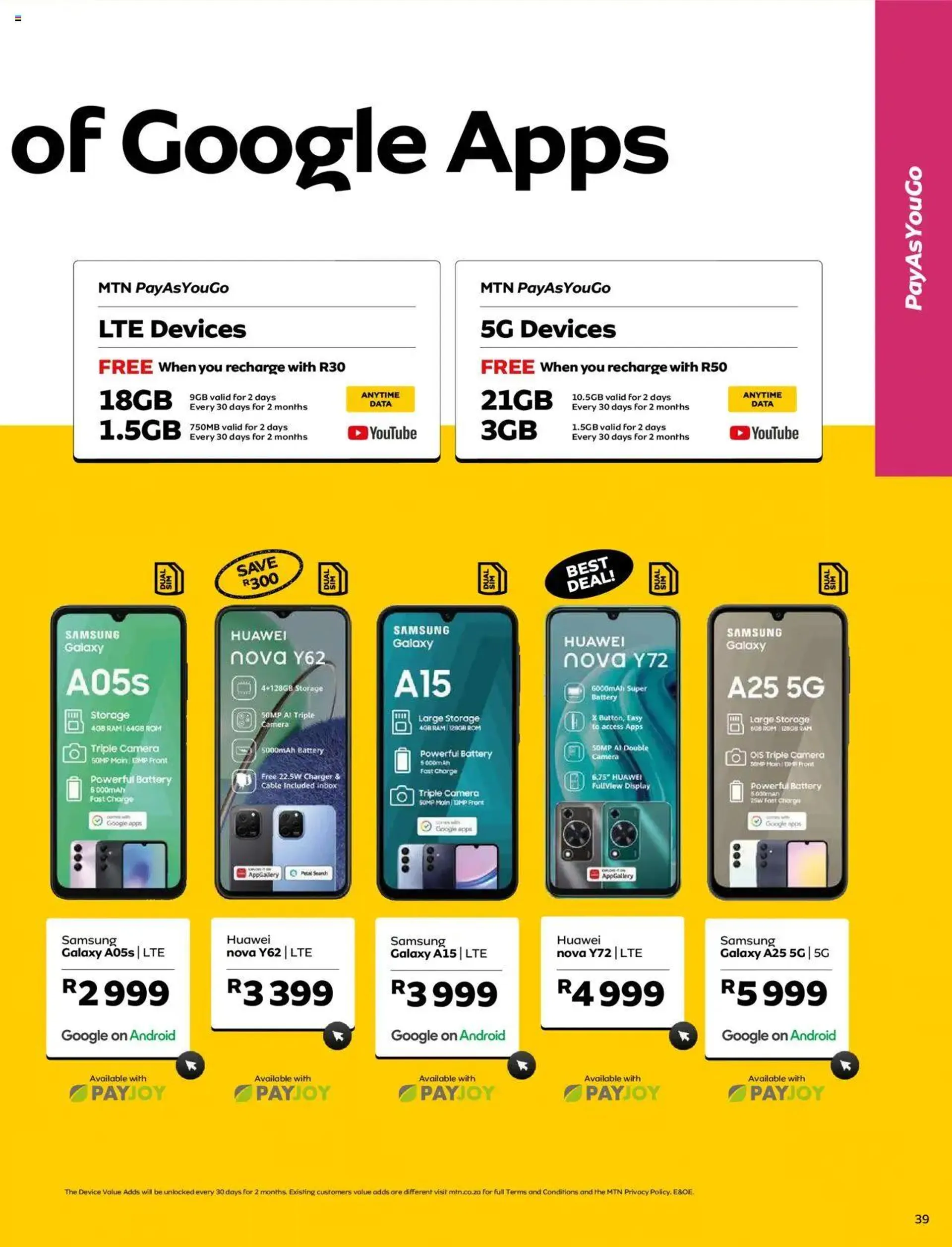 MTN Deals from 1 August to 6 September 2024 - Catalogue Page 41