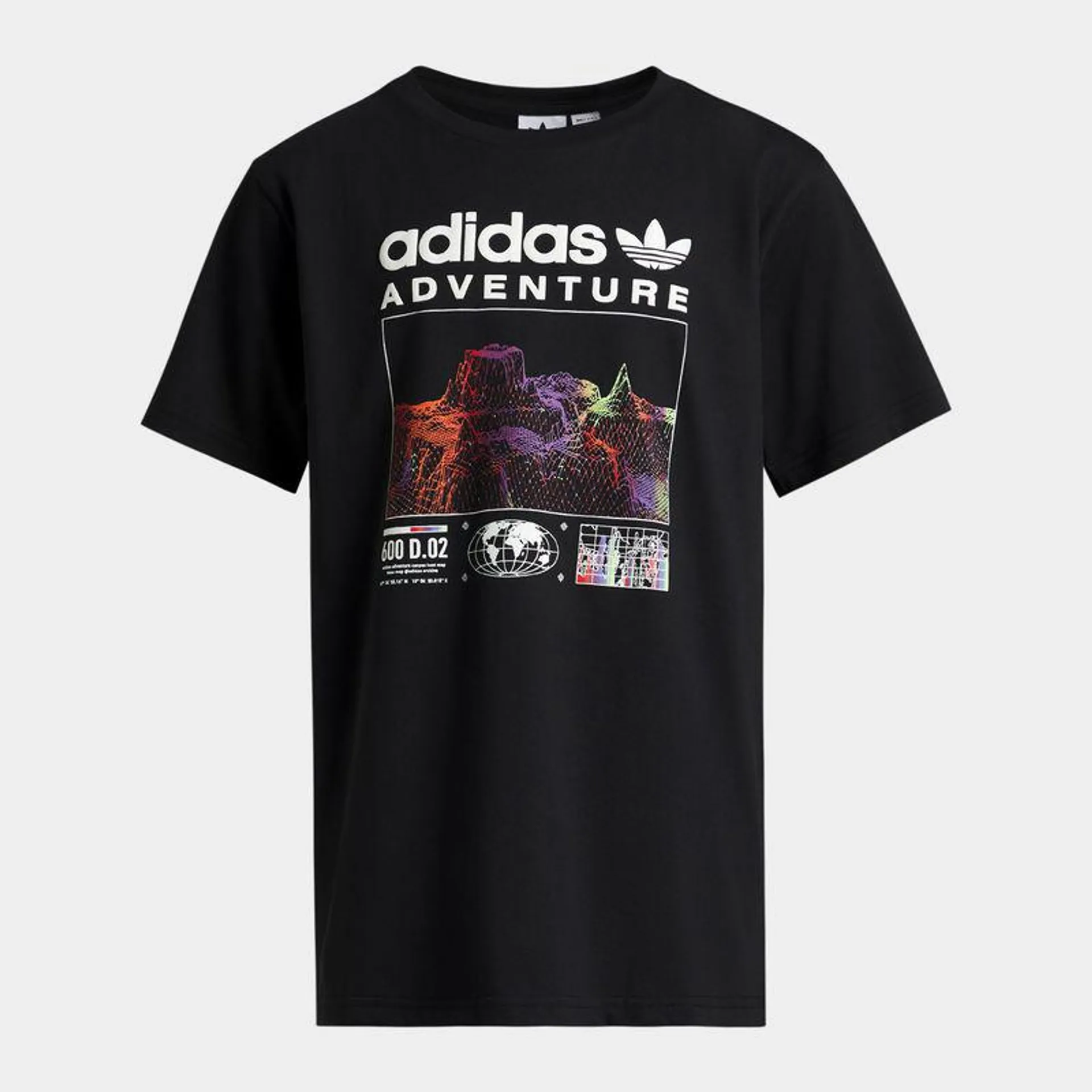 adidas Originals Unisex Youth Adventure Black T-shirt