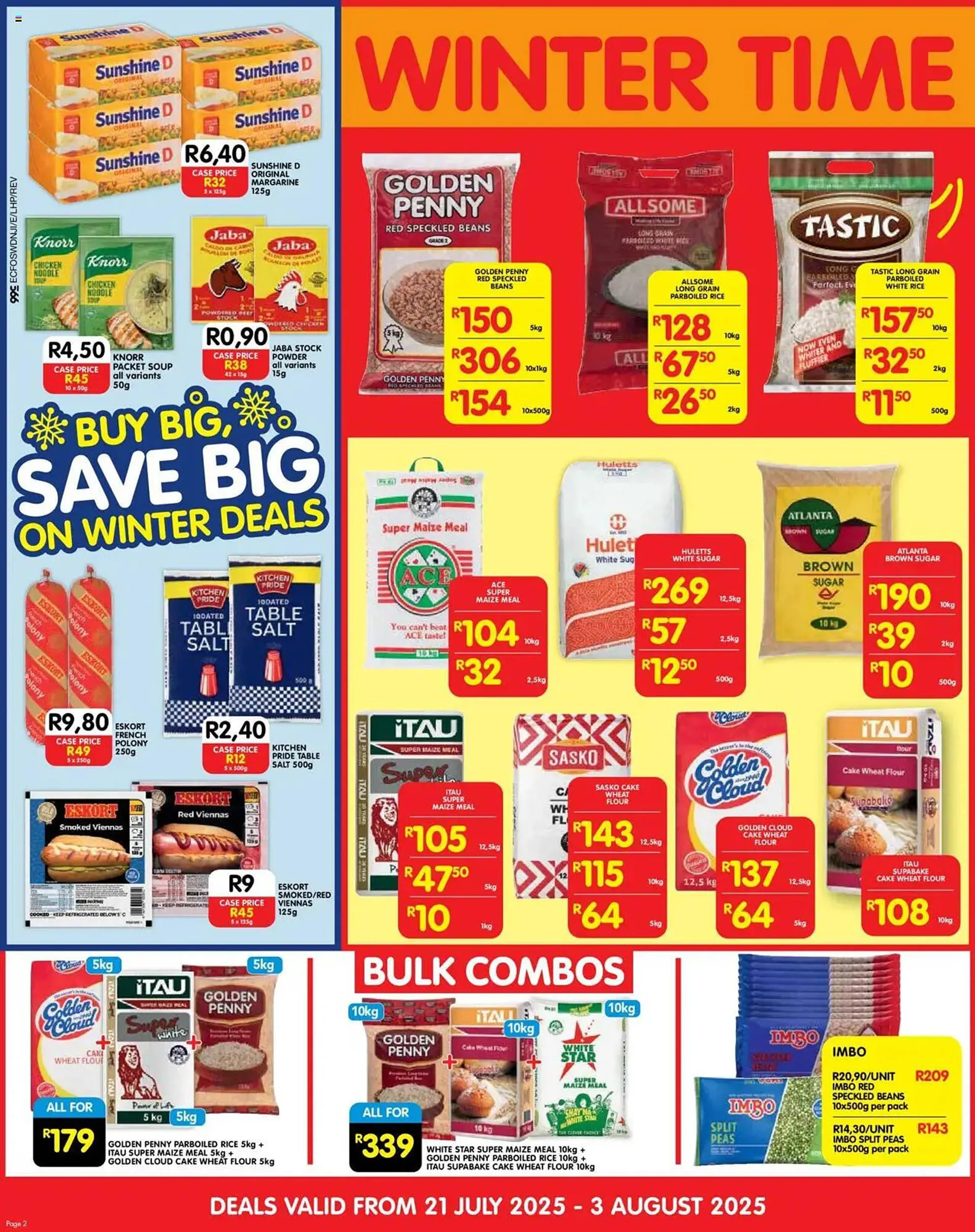 Shoprite catalogue from 21 July to 3 August 2025 - Catalogue Page 1